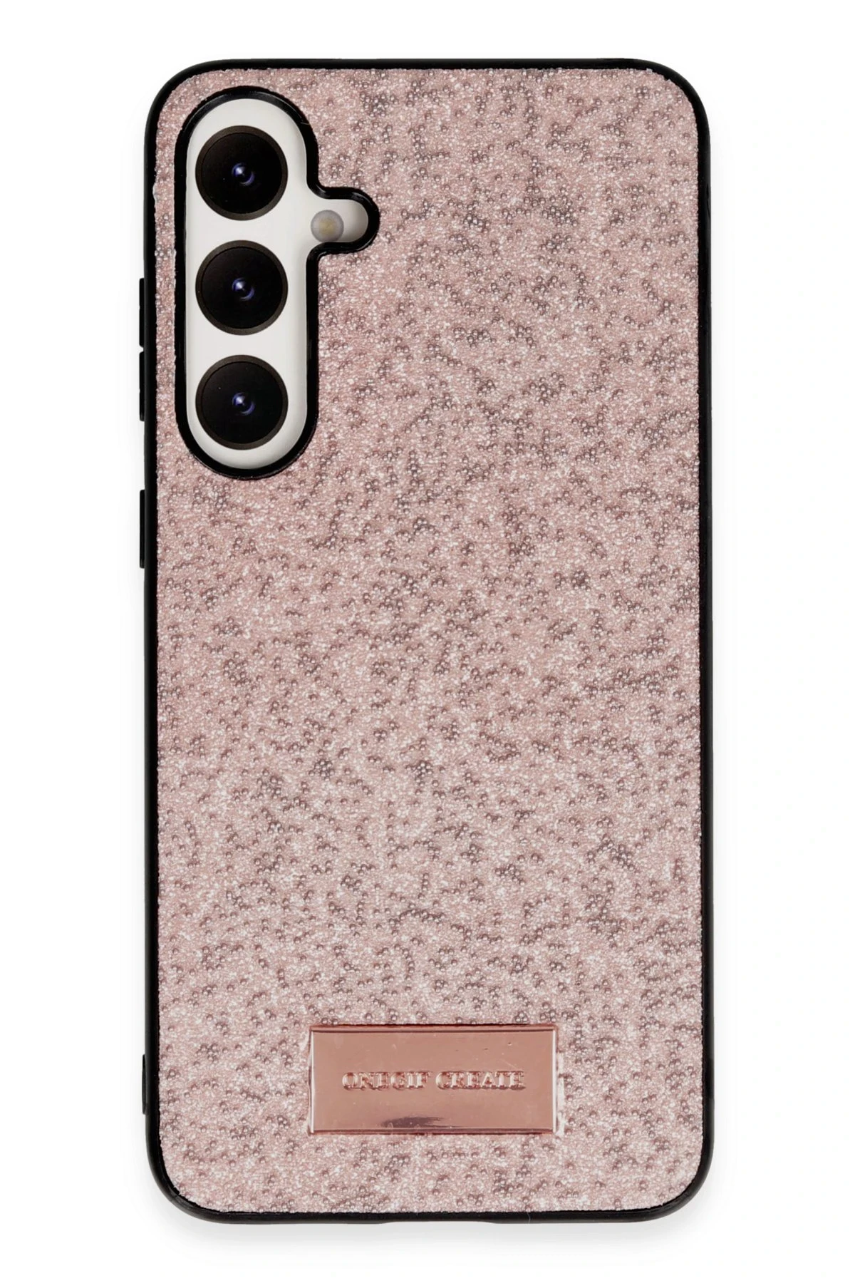 Onegif Samsung Galaxy A05S Bright Simli Kapak - Pembe