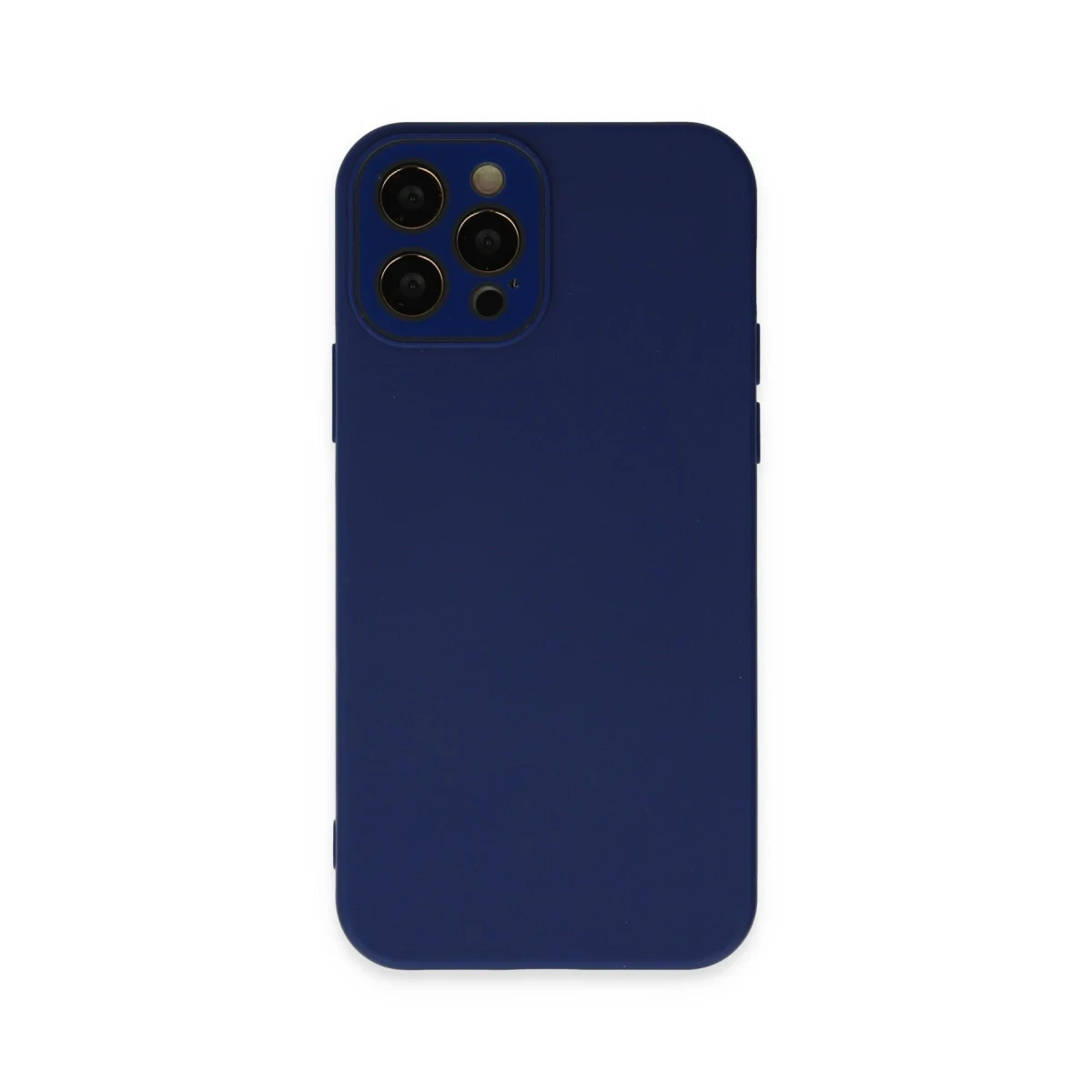 Newface Apple iPhone 12 Pro Max Kılıf Lansman Glass Kapak - Sky Blue