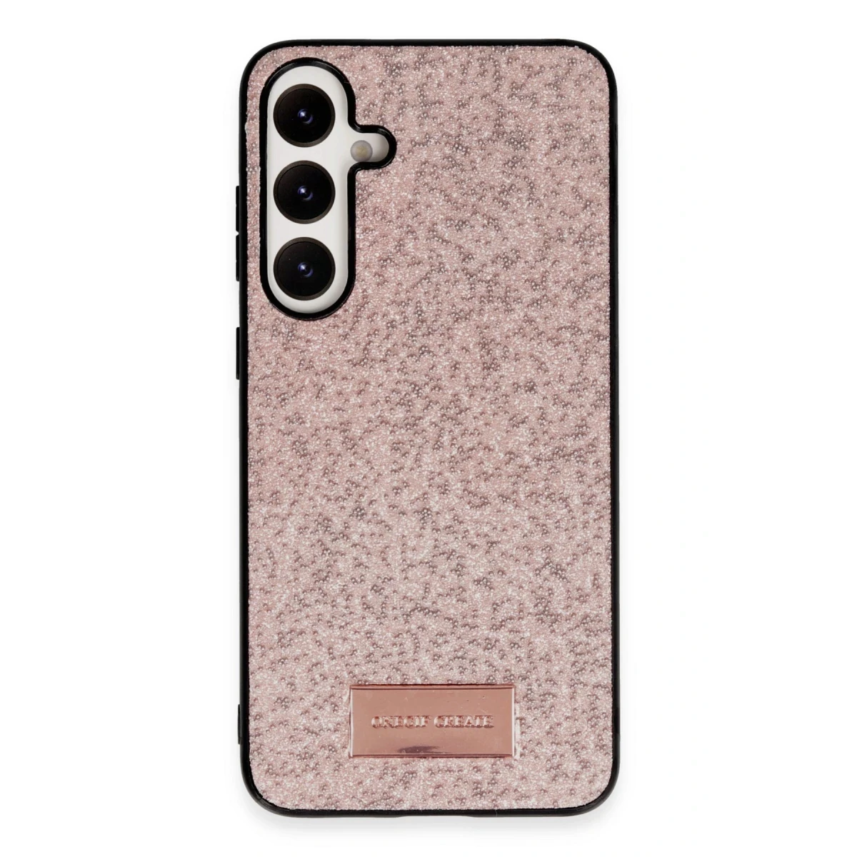 Onegif Samsung Galaxy A25 5G Bright Simli Kapak - Pembe