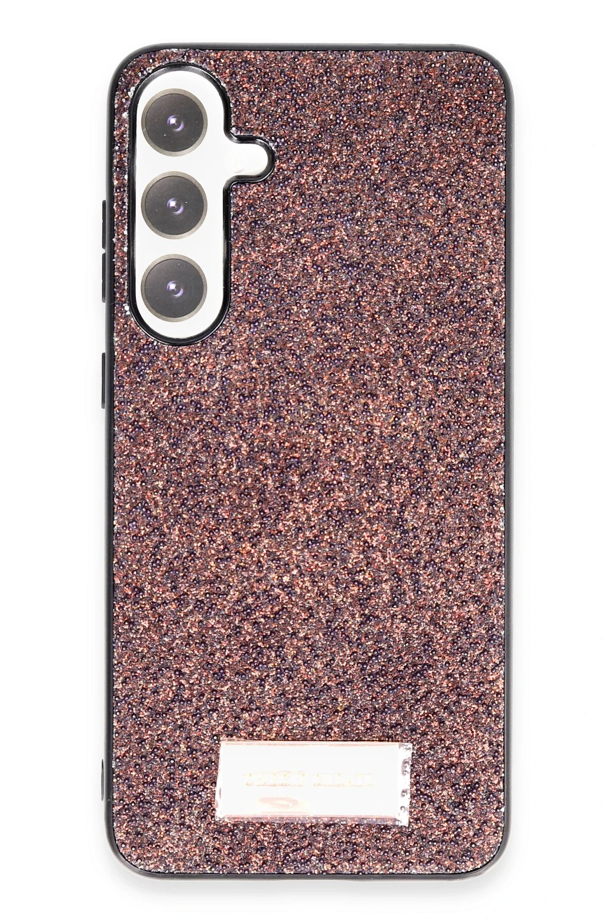 Onegif Samsung Galaxy A25 5G Bright Simli Kapak - Derin Mor