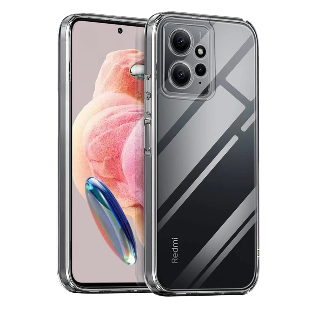 Newface Xiaomi Redmi Note 12 4G Kılıf Lüx Şeffaf Silikon