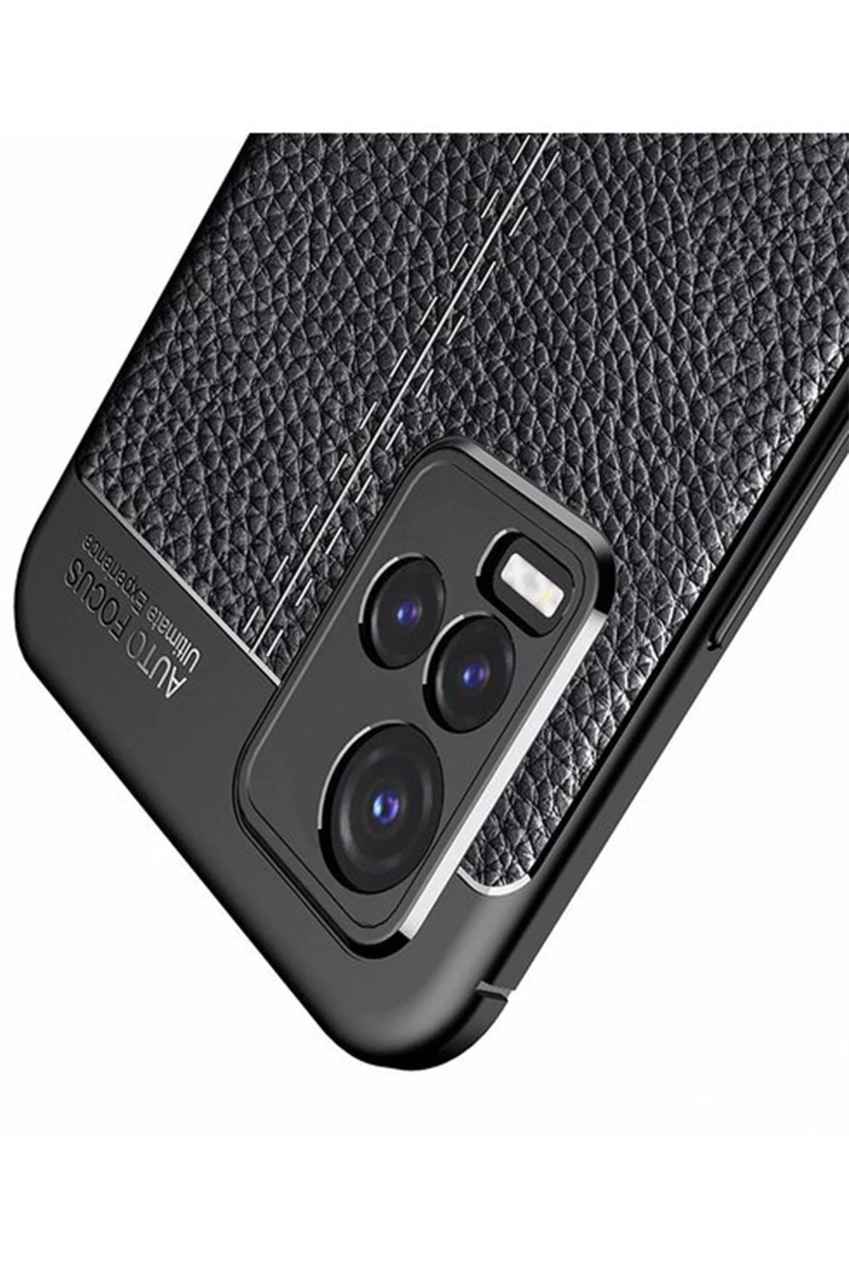 Newface Vivo Y21S Kılıf Auto Focus Kapak - Kırmızı