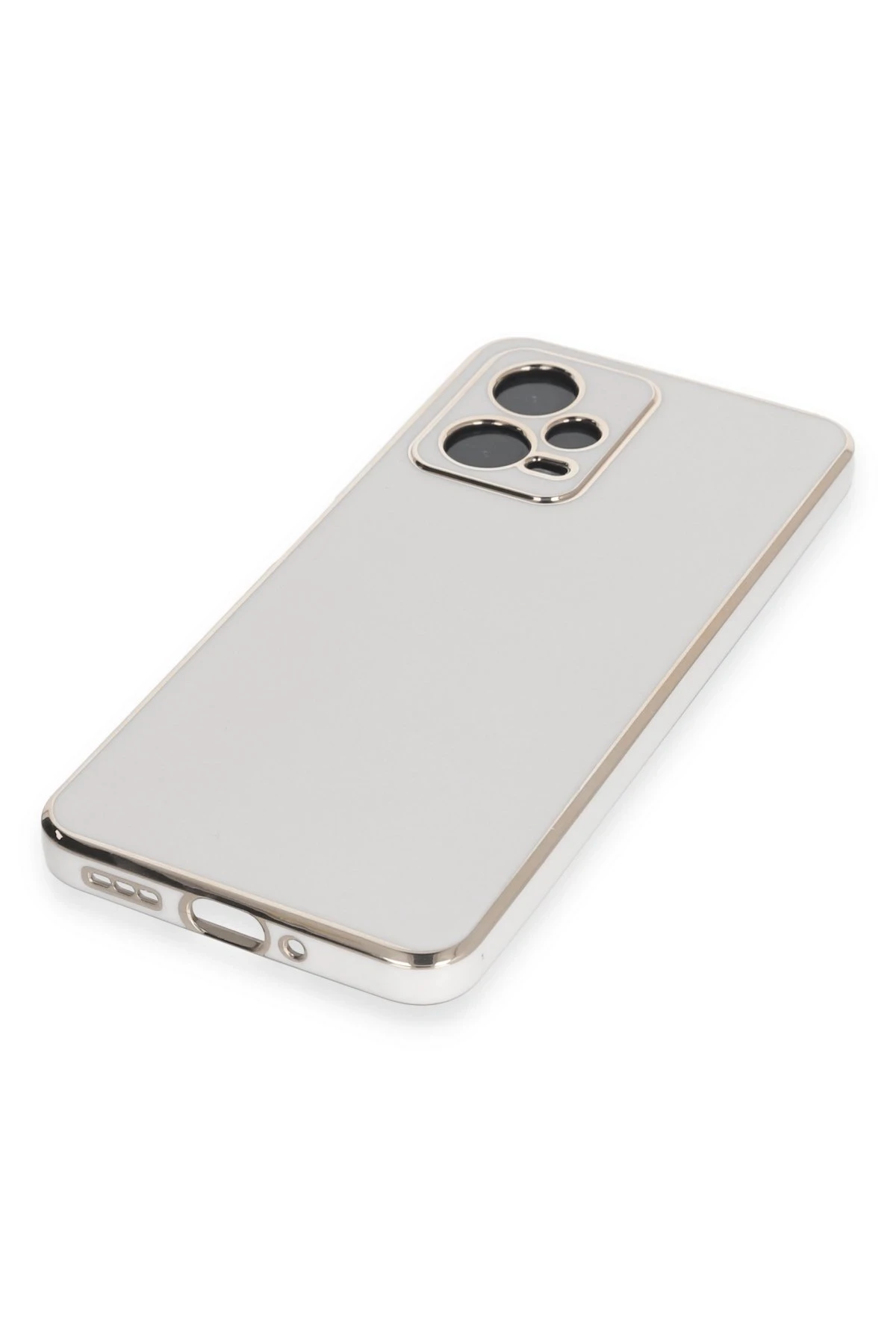 Newface Xiaomi Poco X5 5G Kılıf Volet Silikon - Beyaz