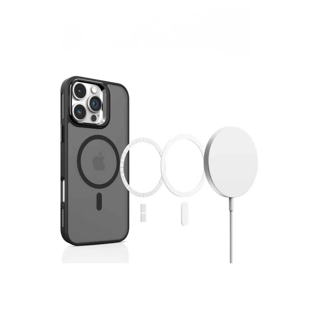 Joko Apple iPhone 16 Plus Flet Lens Magsafe Kapak - Siyah — görsel 12