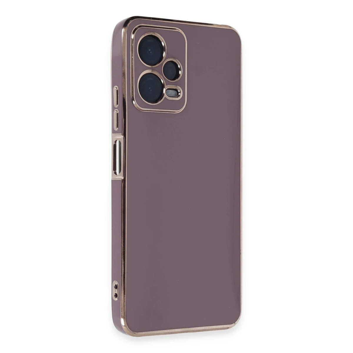 Newface Xiaomi Poco X5 5G Kılıf Volet Silikon - Mor