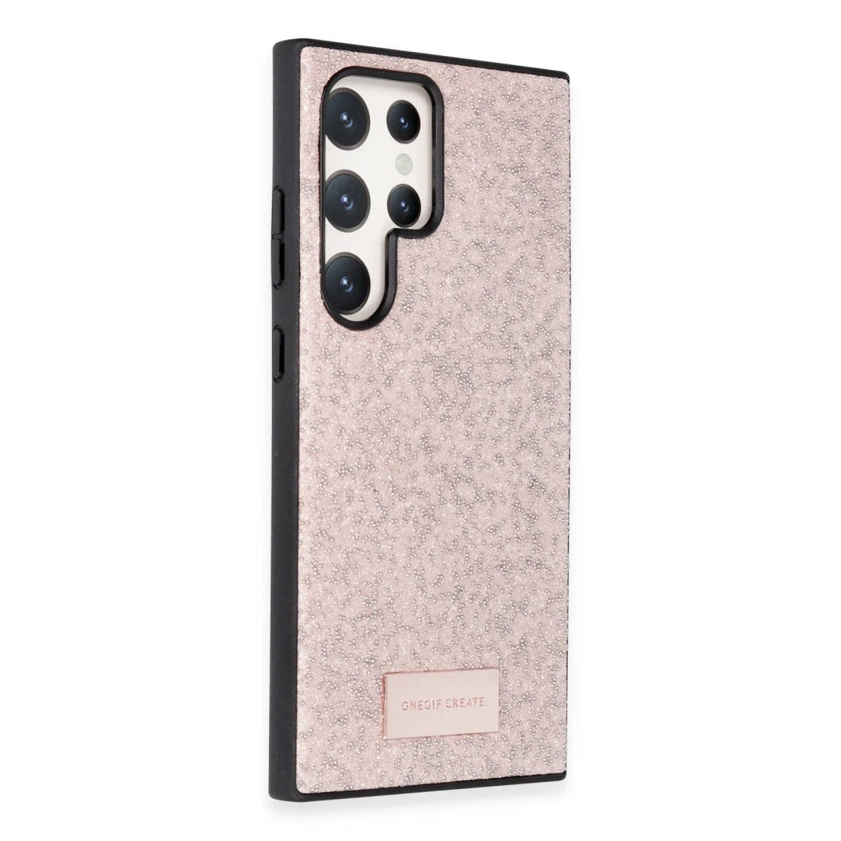 Onegif Samsung Galaxy S24 Ultra Bright Simli Kapak - Pembe