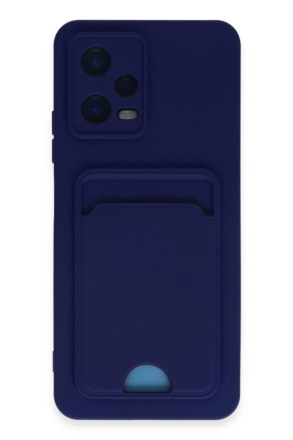 Newface Xiaomi Poco X5 5G Kılıf Kelvin Kartvizitli Silikon - Lacivert