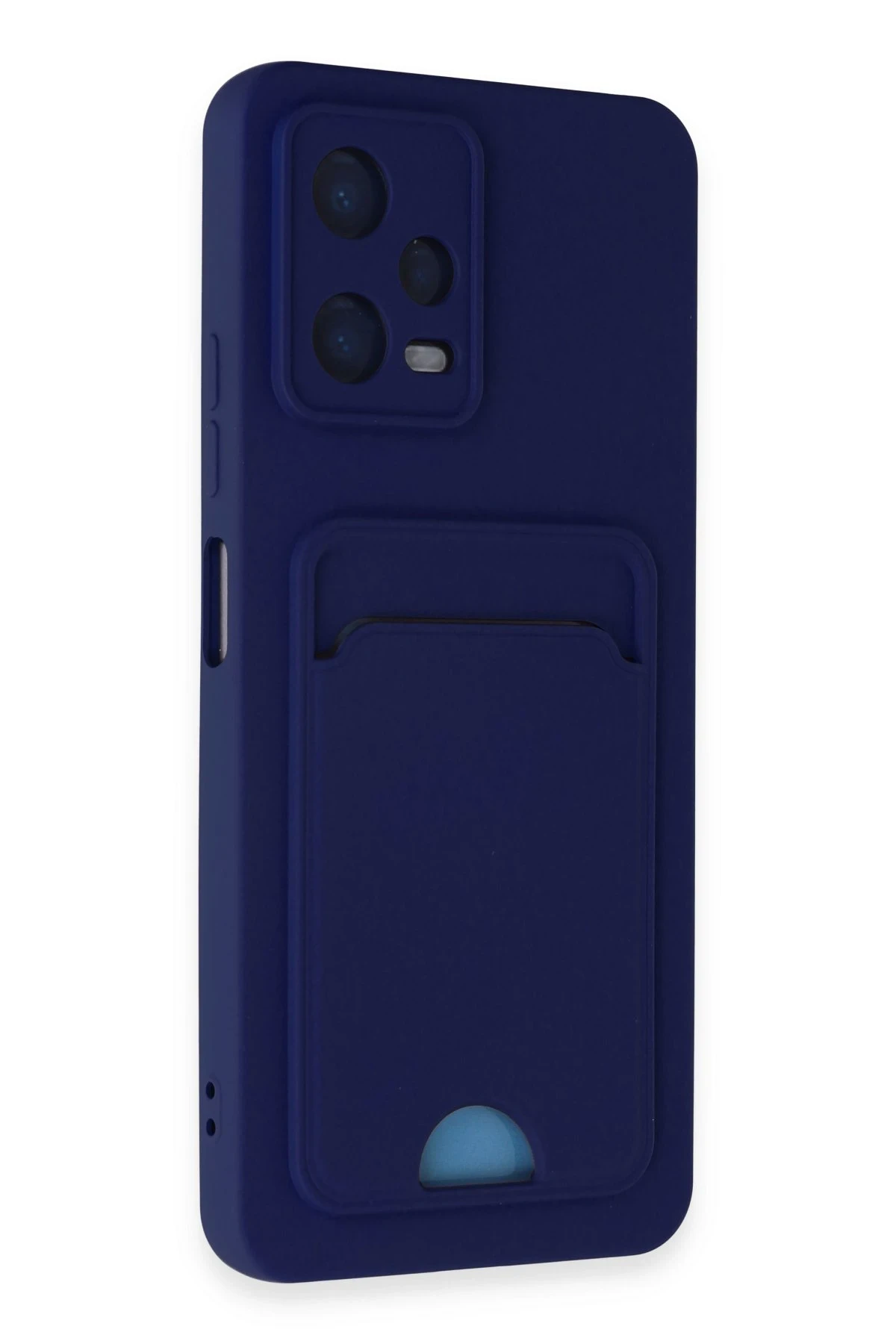 Newface Xiaomi Poco X5 5G Kılıf Kelvin Kartvizitli Silikon - Lacivert