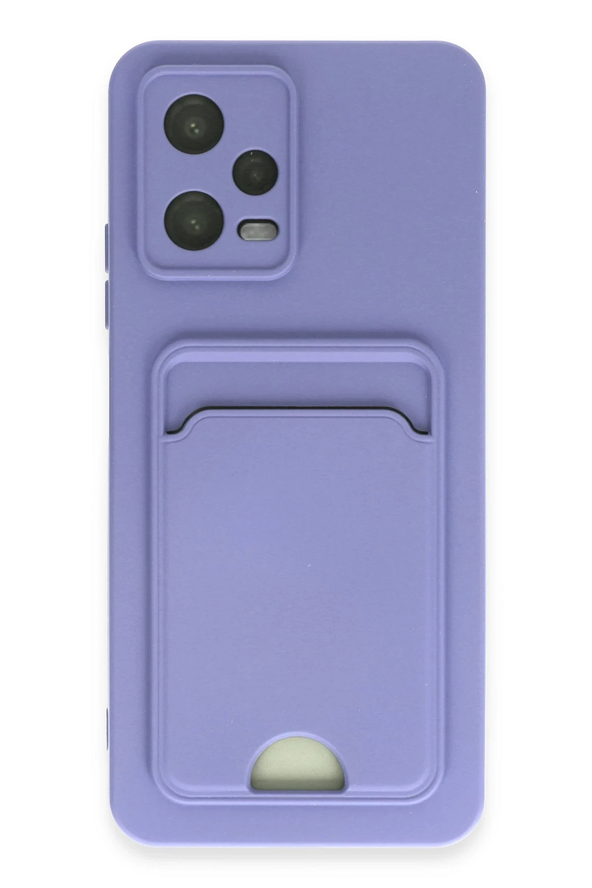 Newface Xiaomi Poco X5 5G Kılıf Kelvin Kartvizitli Silikon - Lila
