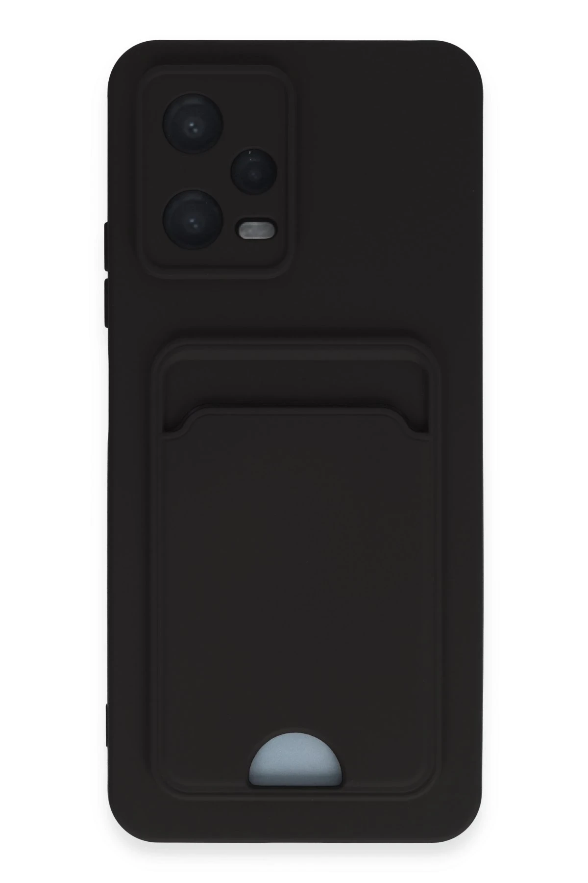 Newface Xiaomi Poco X5 5G Kılıf Kelvin Kartvizitli Silikon - Siyah