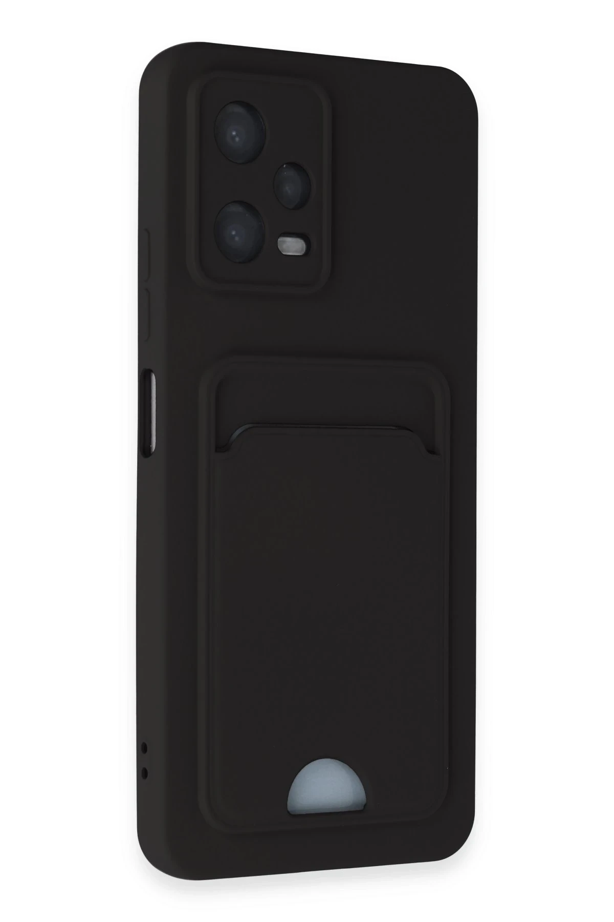 Newface Xiaomi Poco X5 5G Kılıf Kelvin Kartvizitli Silikon - Siyah