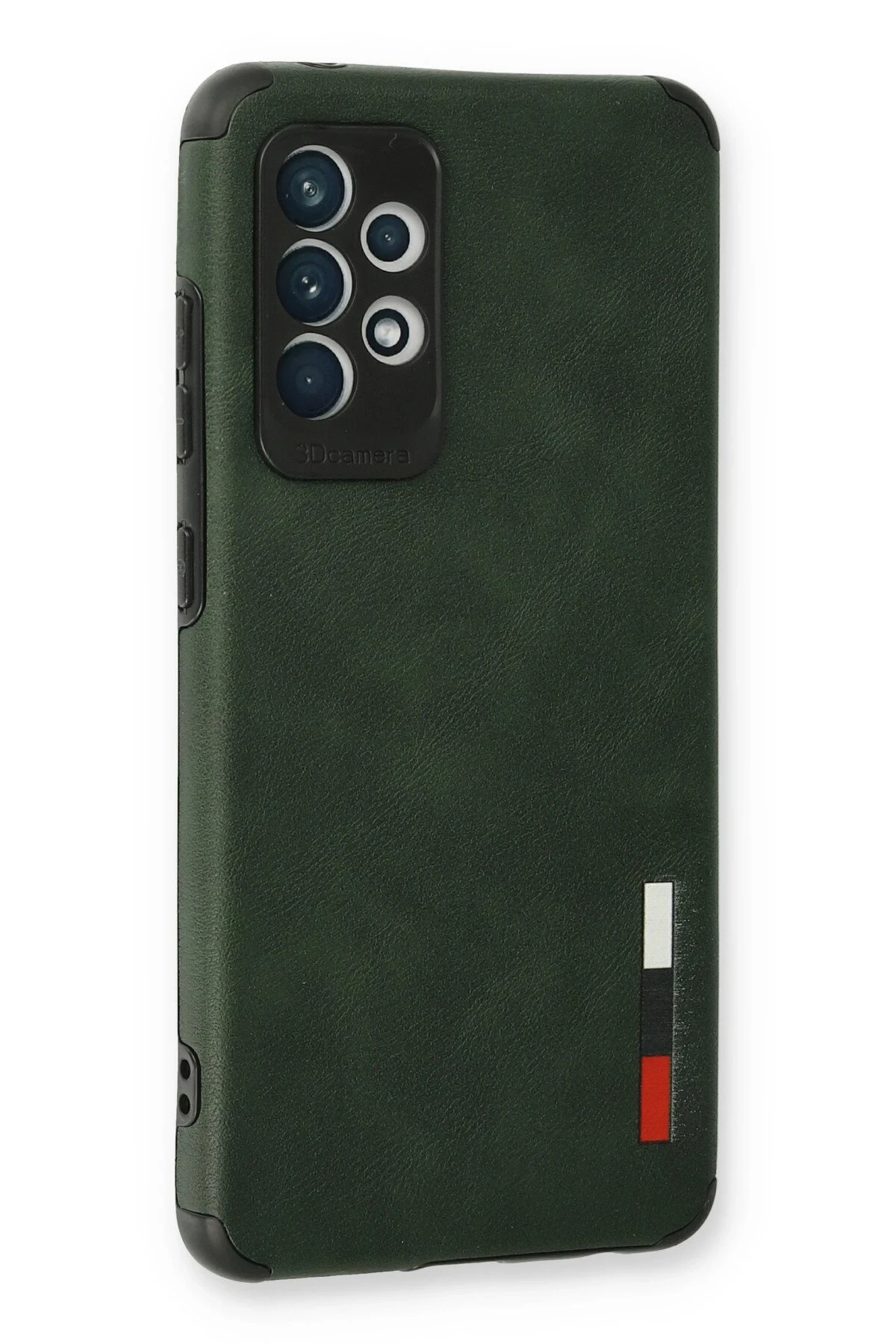 Newface Samsung Galaxy A53 5G Kılıf Loop Deri Silikon - Yeşil
