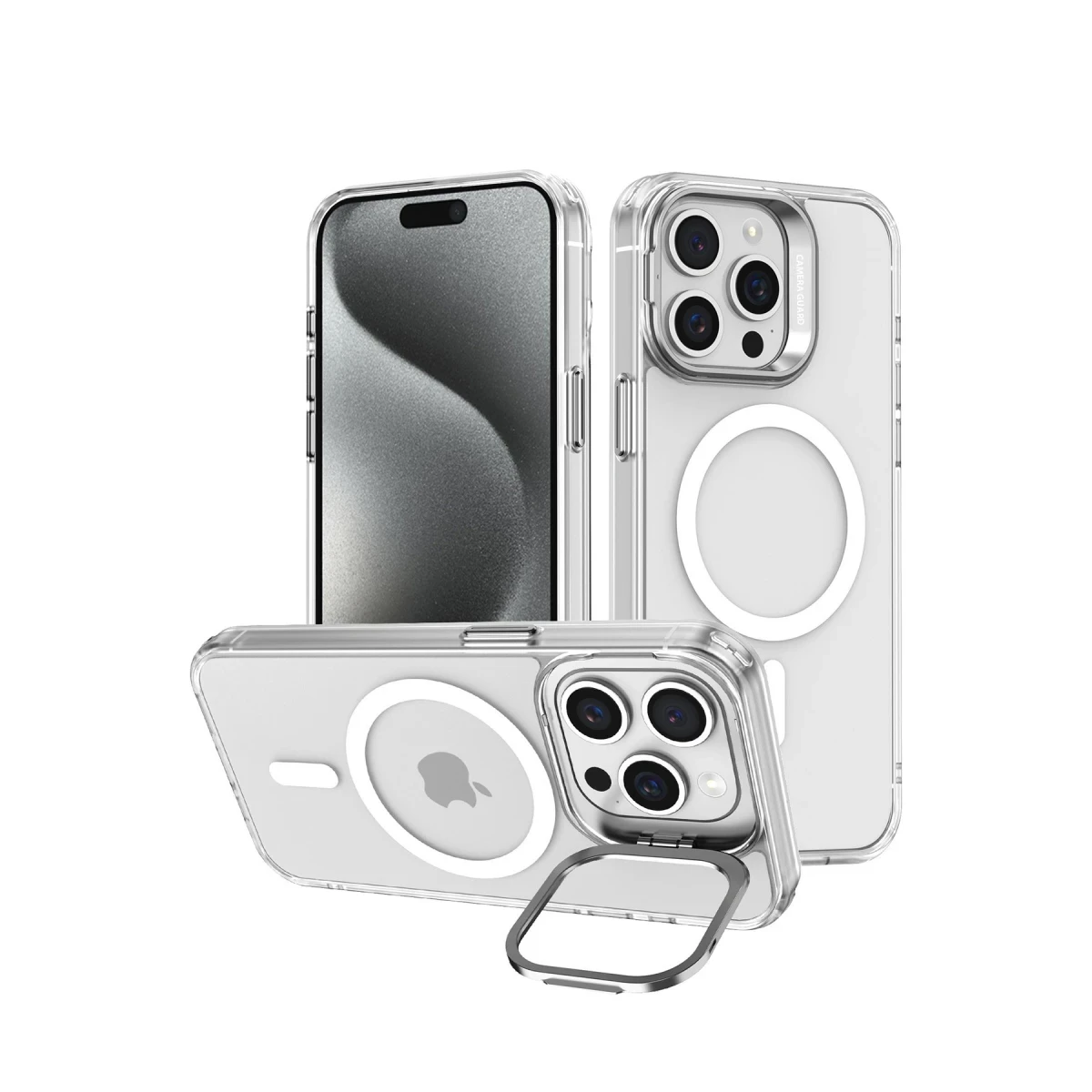 Joko Apple iPhone 16 Pro Armor Magsafe Kapak - Şeffaf — görsel 6