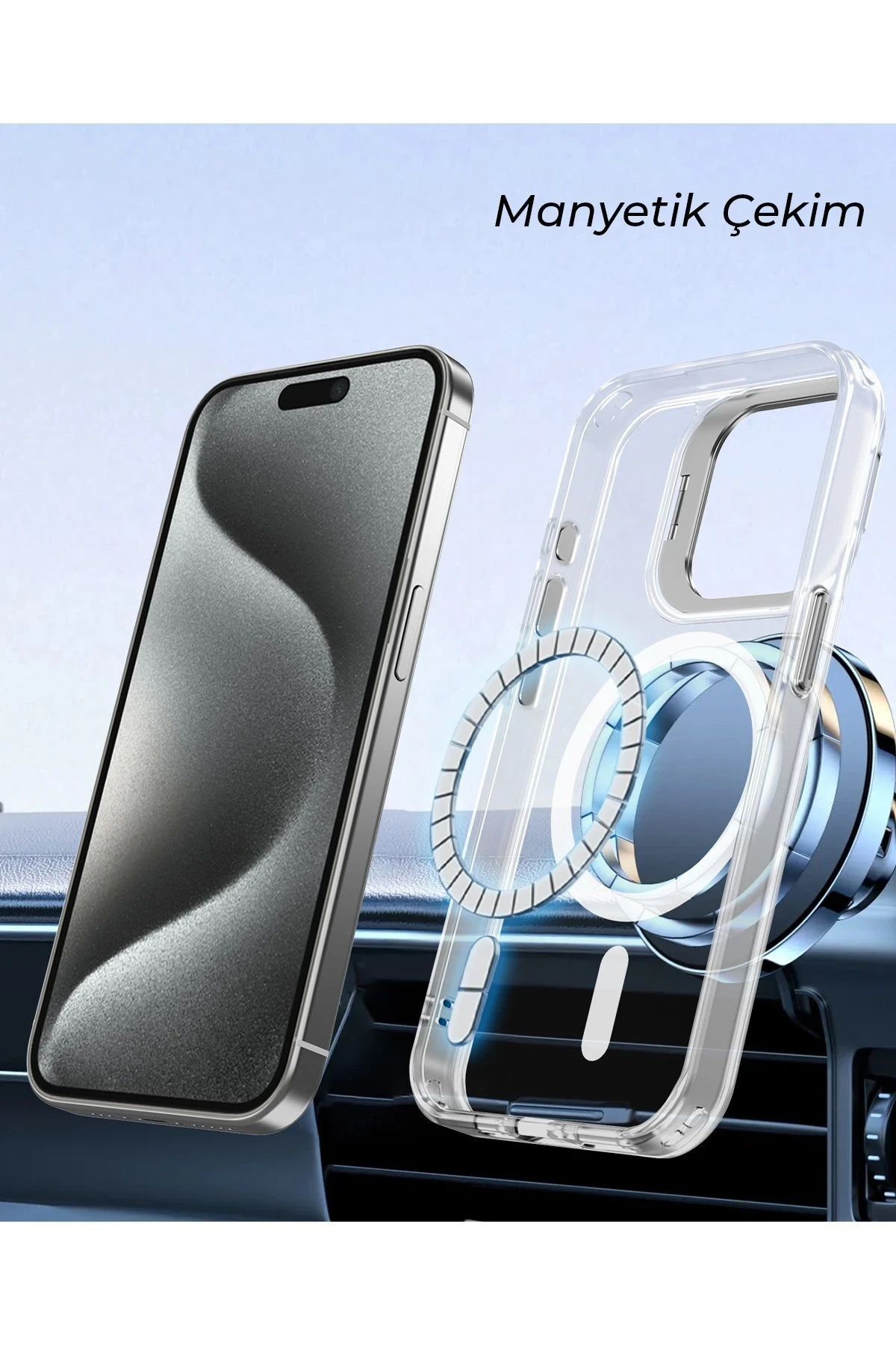 Joko Apple iPhone 16 Pro Armor Magsafe Kapak - Şeffaf — görsel 3