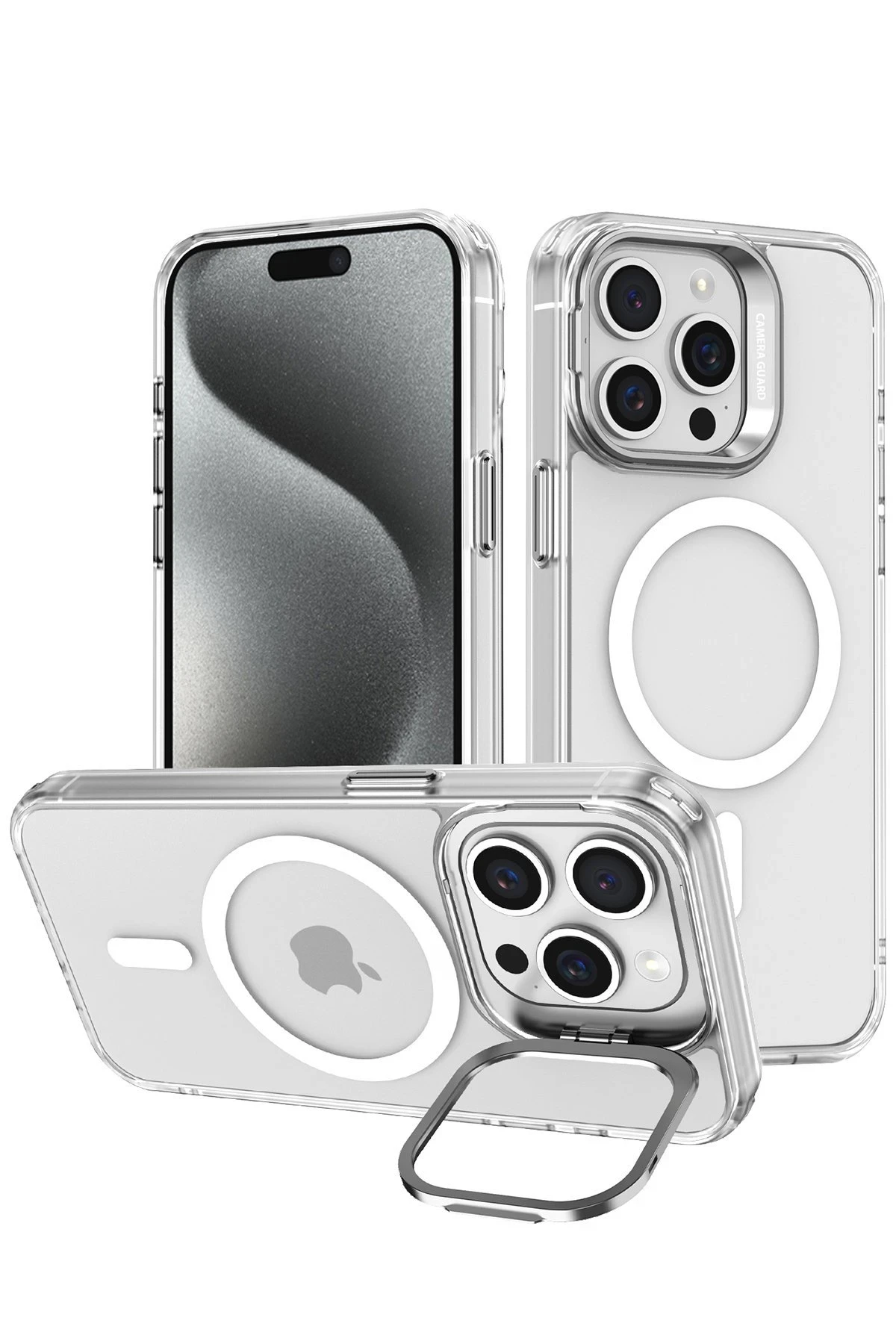 Joko Apple iPhone 16 Pro Max Armor Magsafe Kapak - Şeffaf