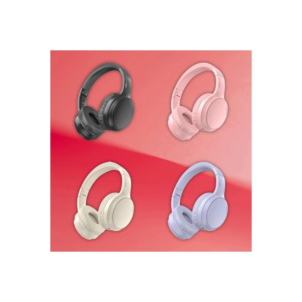 Karler Bass KRH4 Aktif Gürültü Engelleyici Özellikli Kafaüstü Kablosuz Bluetooth Kulaklık - Siyah — görsel 5