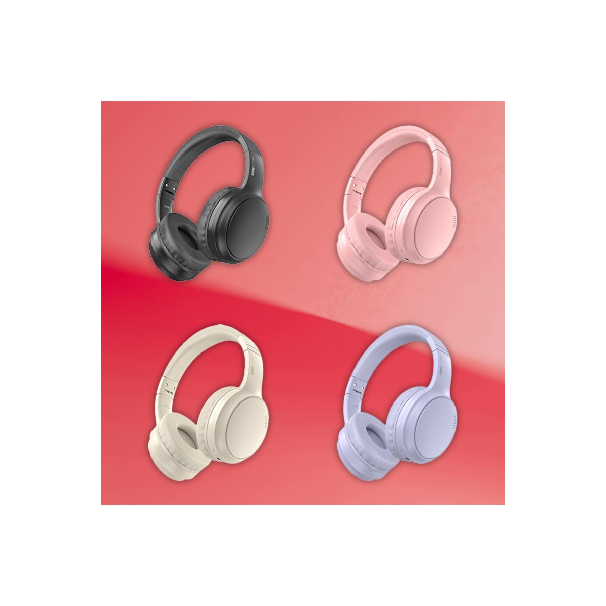 Karler Bass KRH4 Aktif Gürültü Engelleyici Özellikli Kafaüstü Kablosuz Bluetooth Kulaklık - Siyah — görsel 8