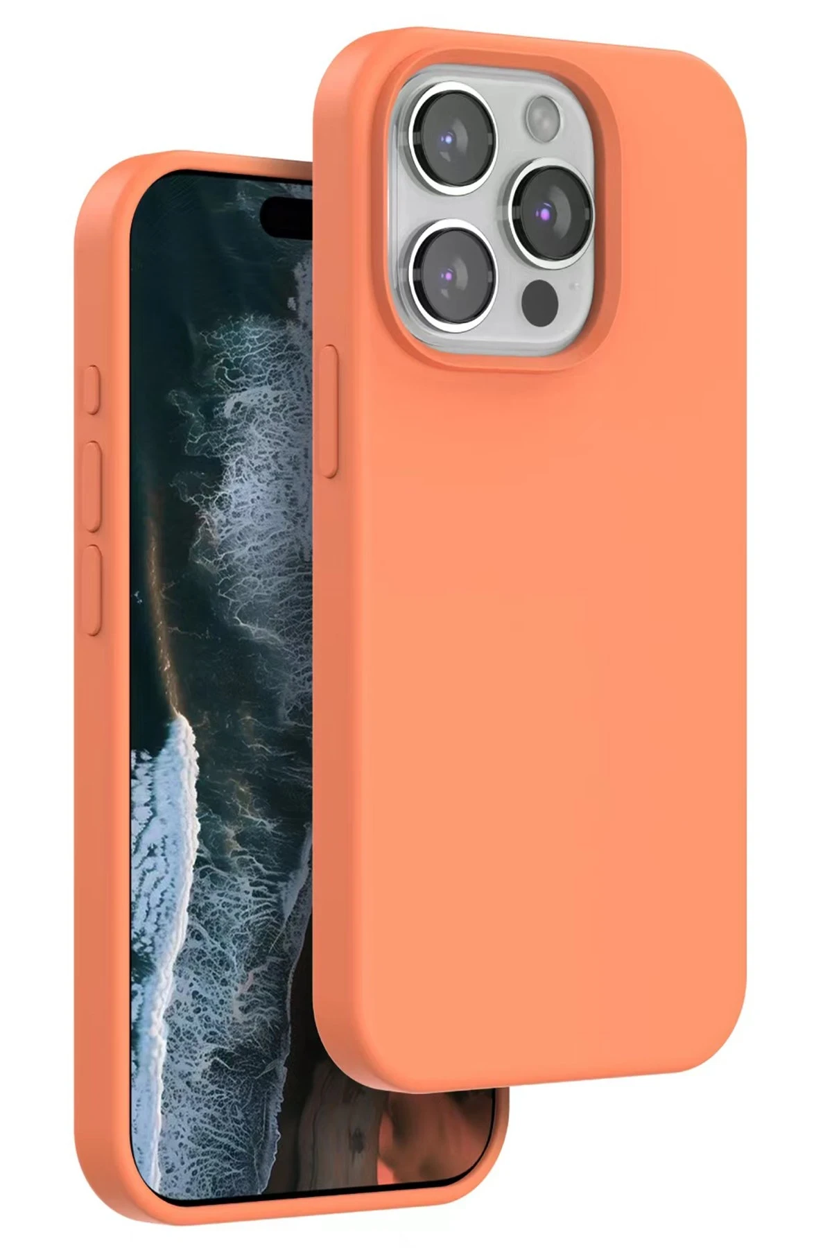Venco iPhone 15 Pro Max Home Magsafe Kapak - Turuncu