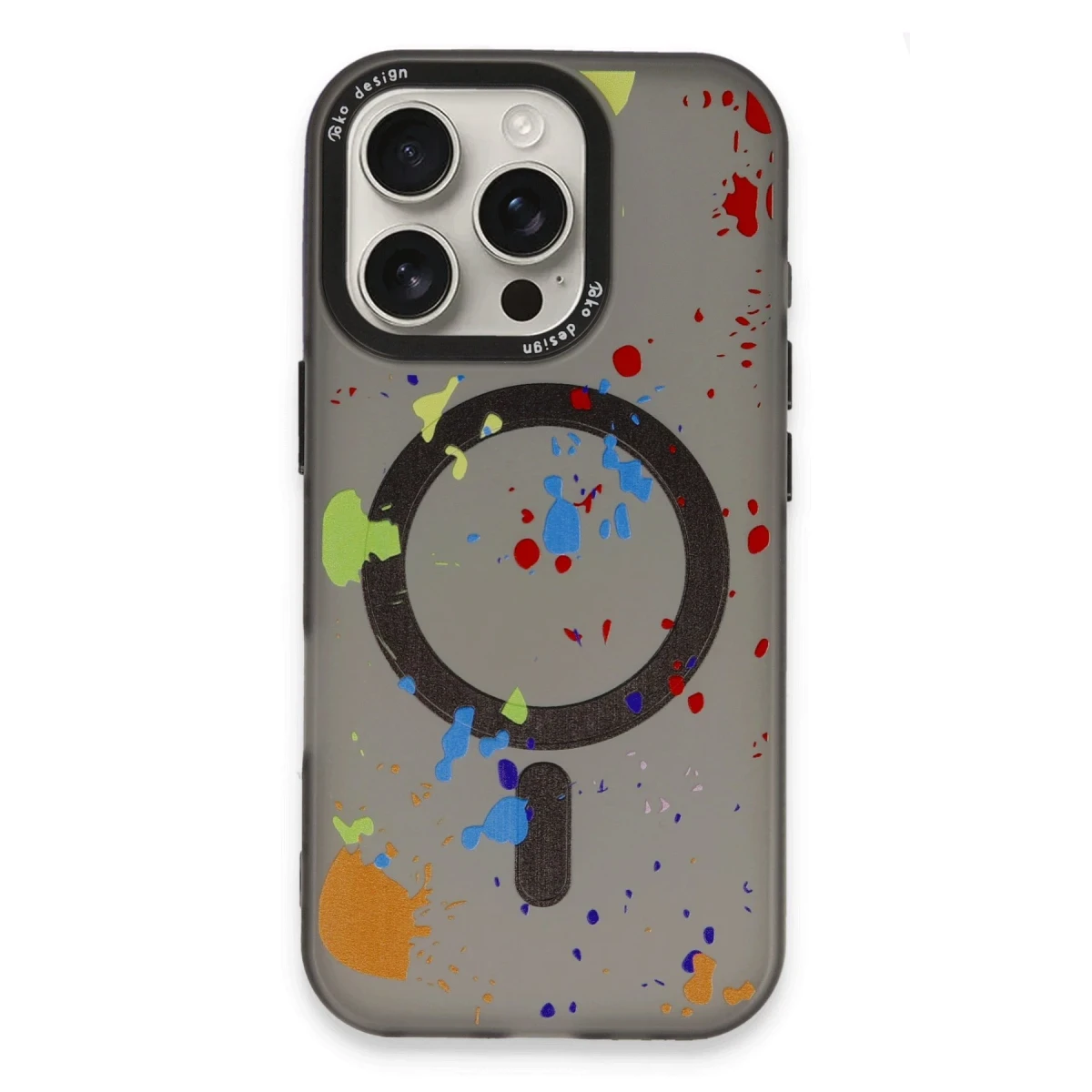 Joko Apple iPhone 16 Pro Colorful Magsafe Kapak - Siyah — görsel 3