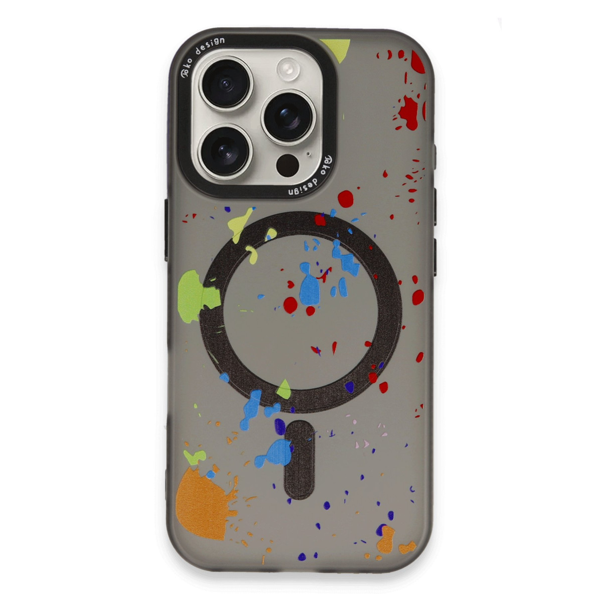 Joko Apple iPhone 16 Pro Colorful Magsafe Kapak - Siyah — görsel 5