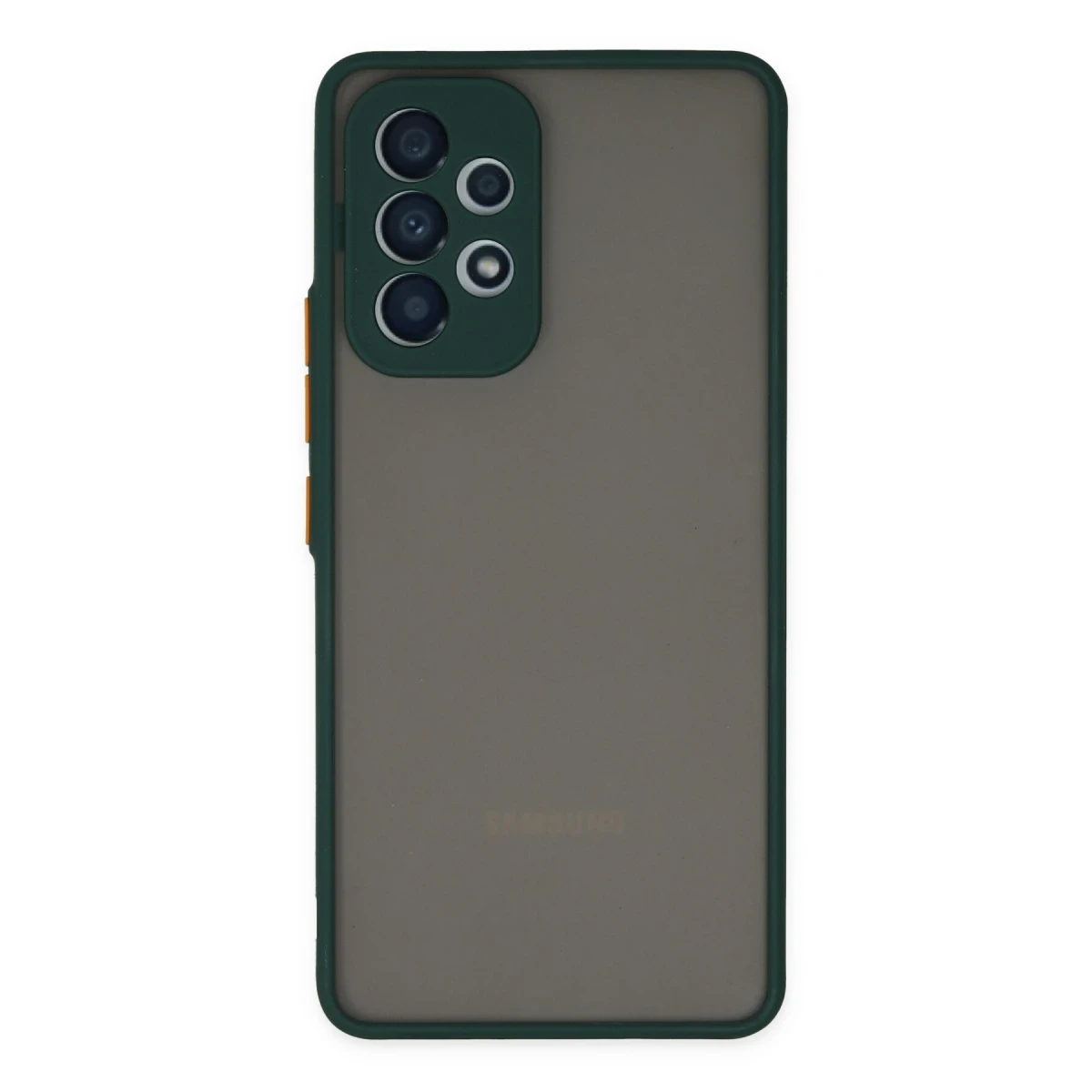 Newface Samsung Galaxy A33 5G Kılıf Montreal Silikon Kapak - Yeşil