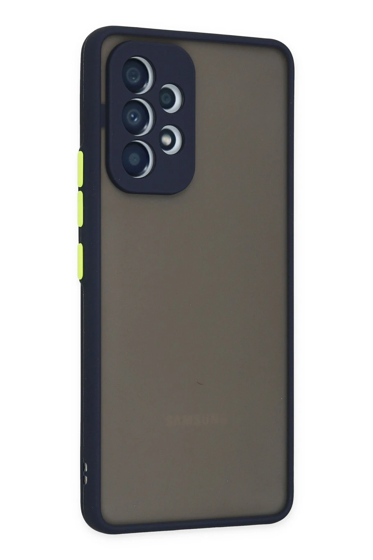 Newface Samsung Galaxy A33 5G Kılıf Montreal Silikon Kapak - Lacivert