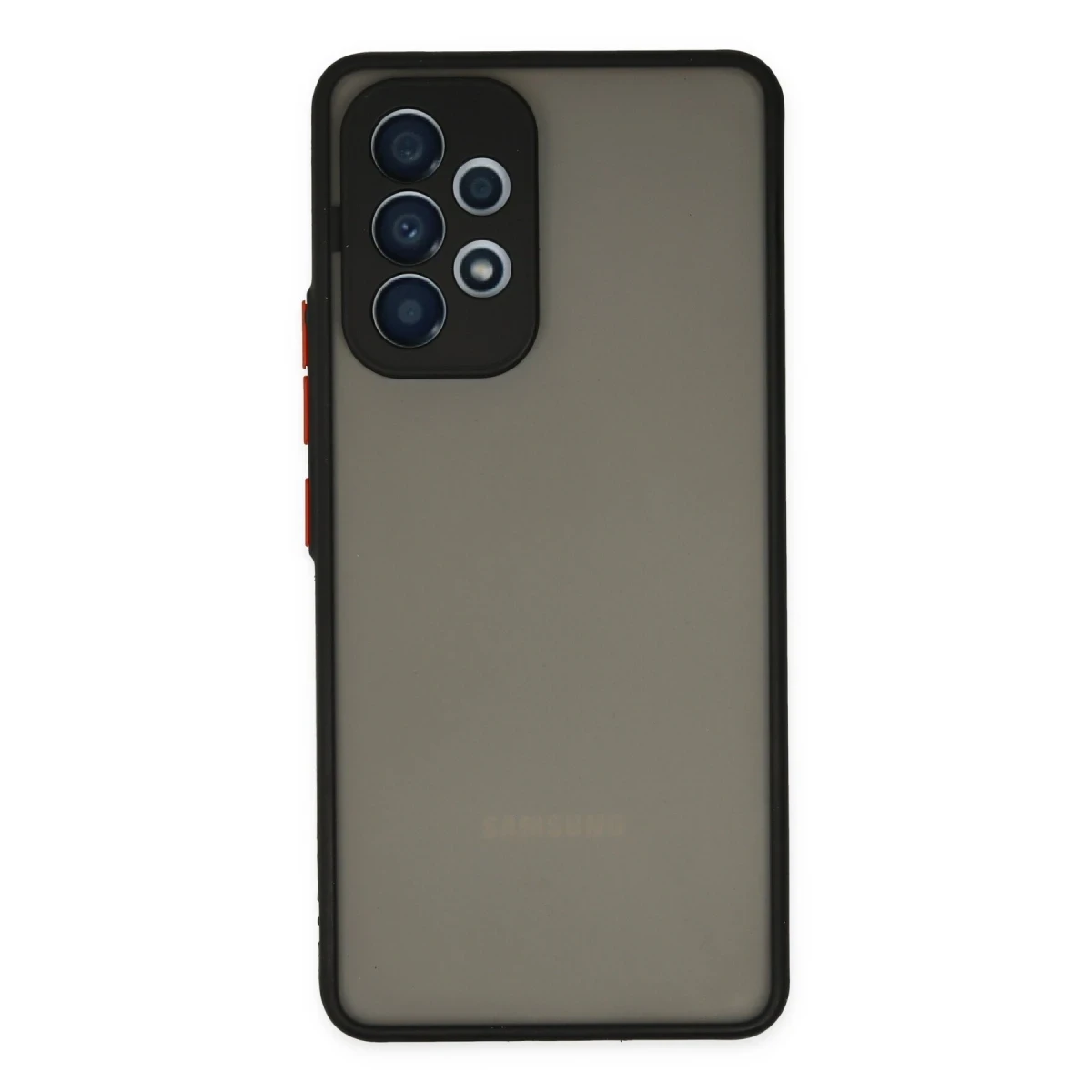 Newface Samsung Galaxy A53 5G Kılıf Montreal Silikon Kapak - Siyah