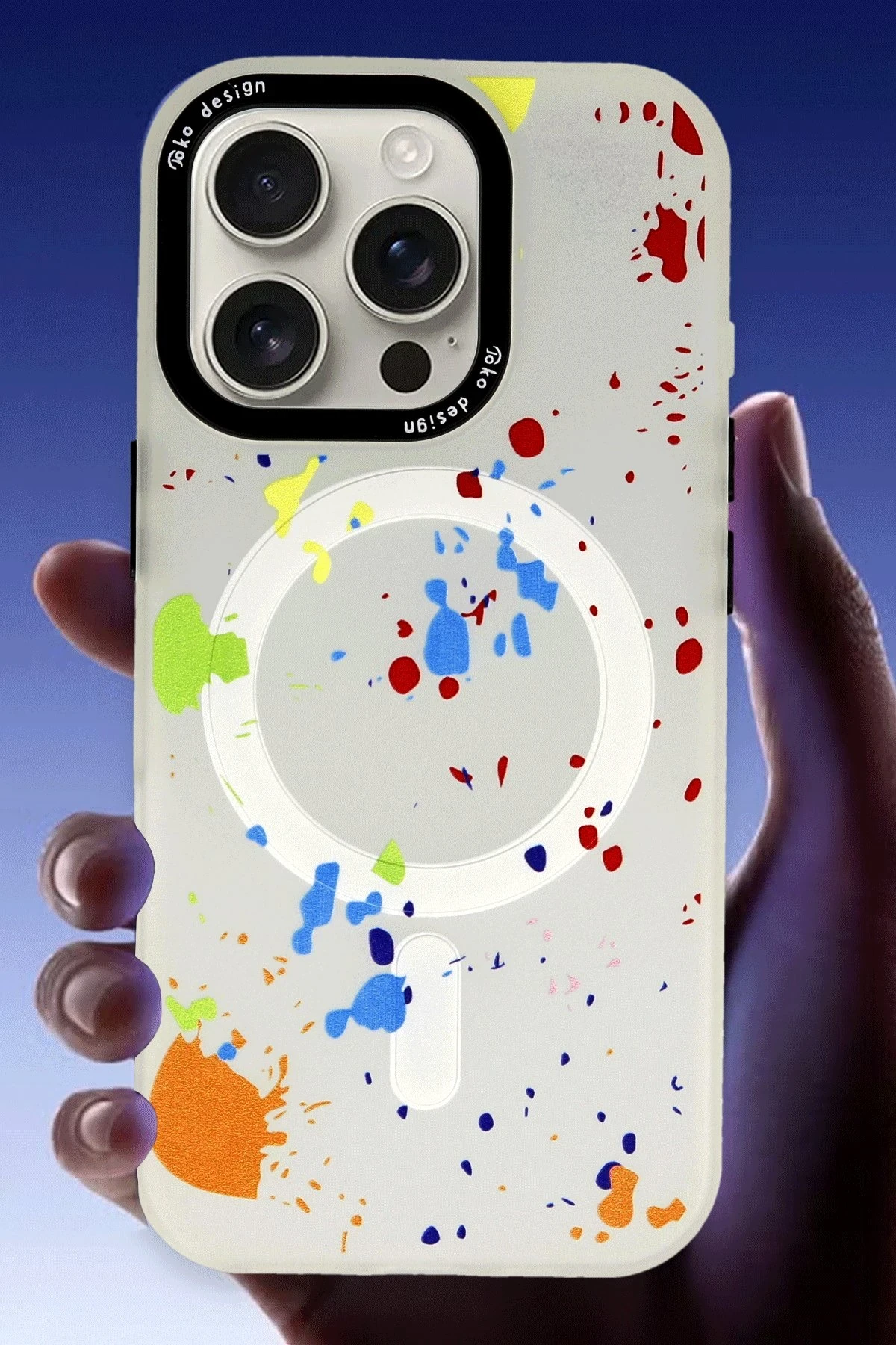 Joko Apple iPhone 16 Pro Max Colorful Magsafe Kapak - Siyah — görsel 2