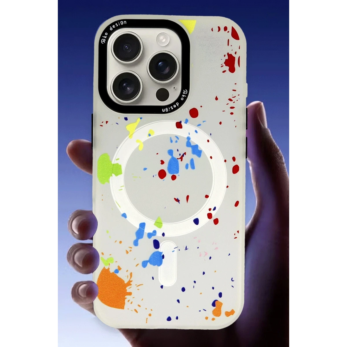 Joko Apple iPhone 16 Pro Max Colorful Magsafe Kapak - Siyah — görsel 4