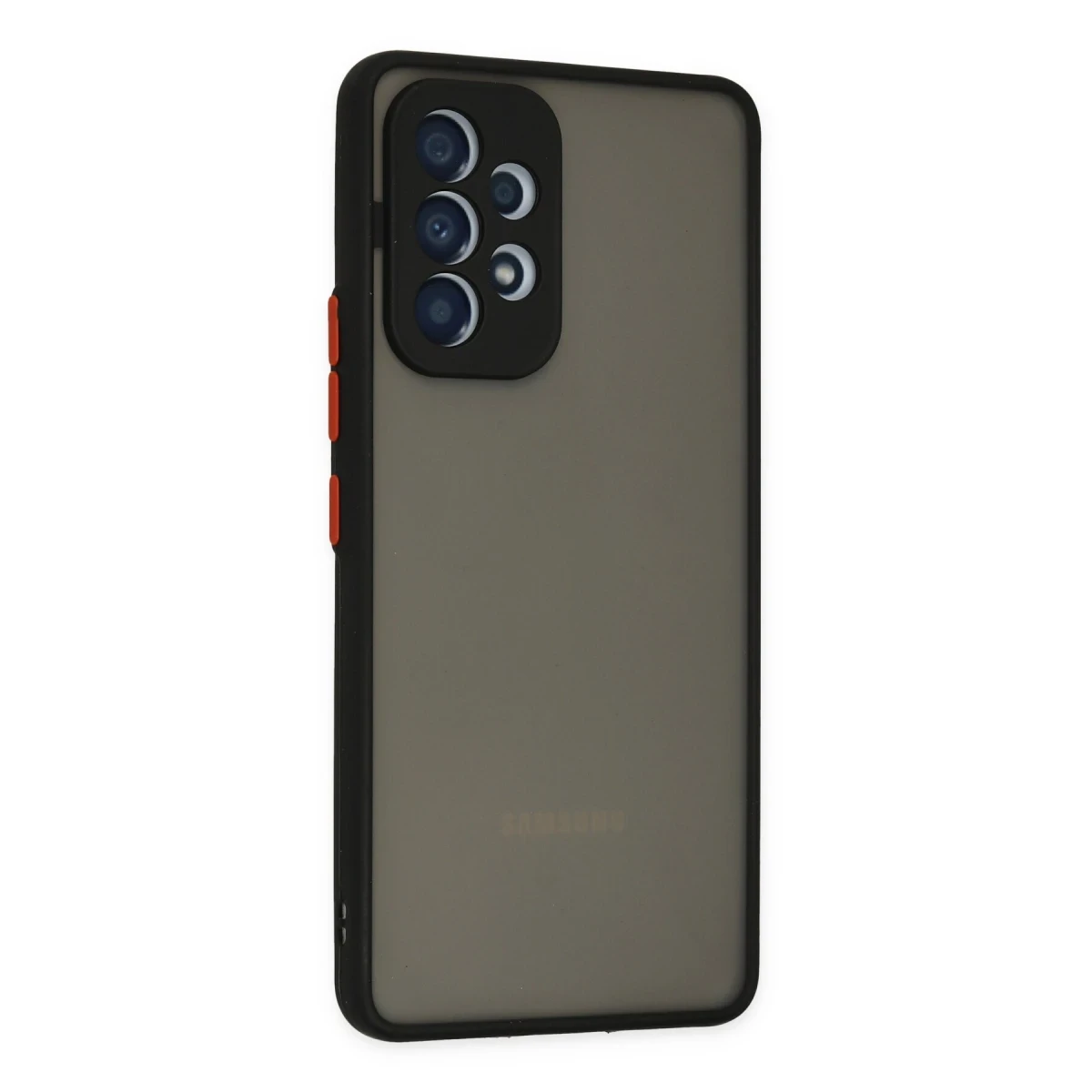 Samsung Galaxy A53 5G Kılıf Montreal Silikon Kapak - Siyah