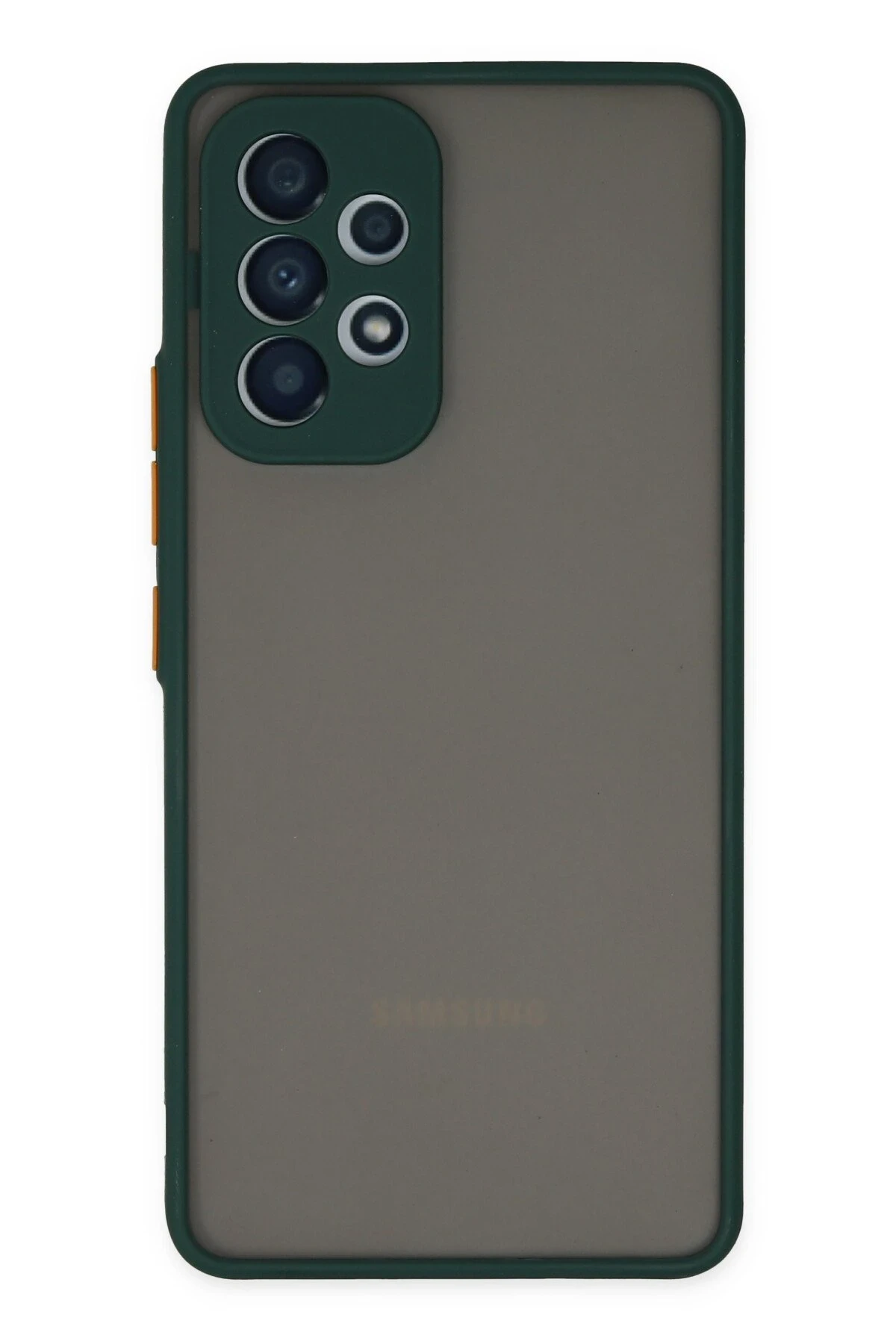 Newface Samsung Galaxy A53 5G Kılıf Montreal Silikon Kapak - Yeşil