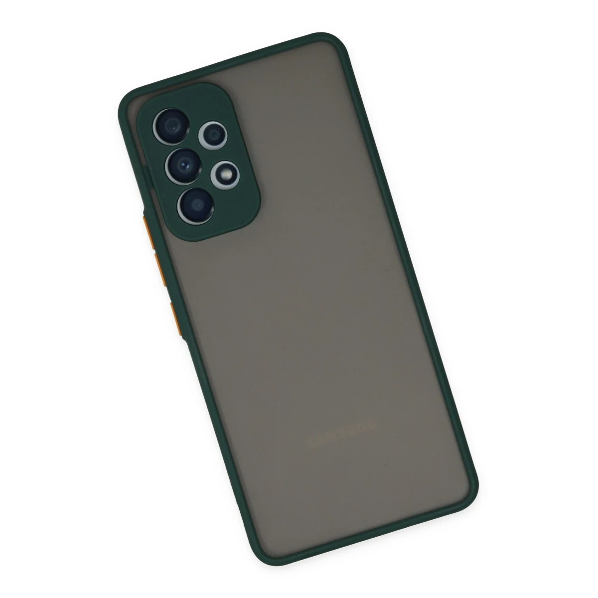 Samsung Galaxy A53 5G Kılıf Montreal Silikon Kapak - Yeşil