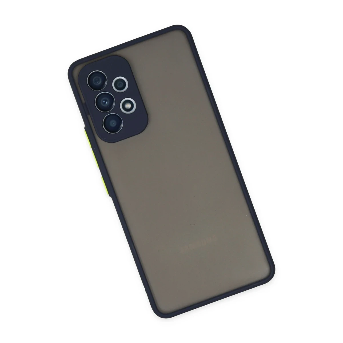 Samsung Galaxy A53 5G Kılıf Montreal Silikon Kapak - Lacivert