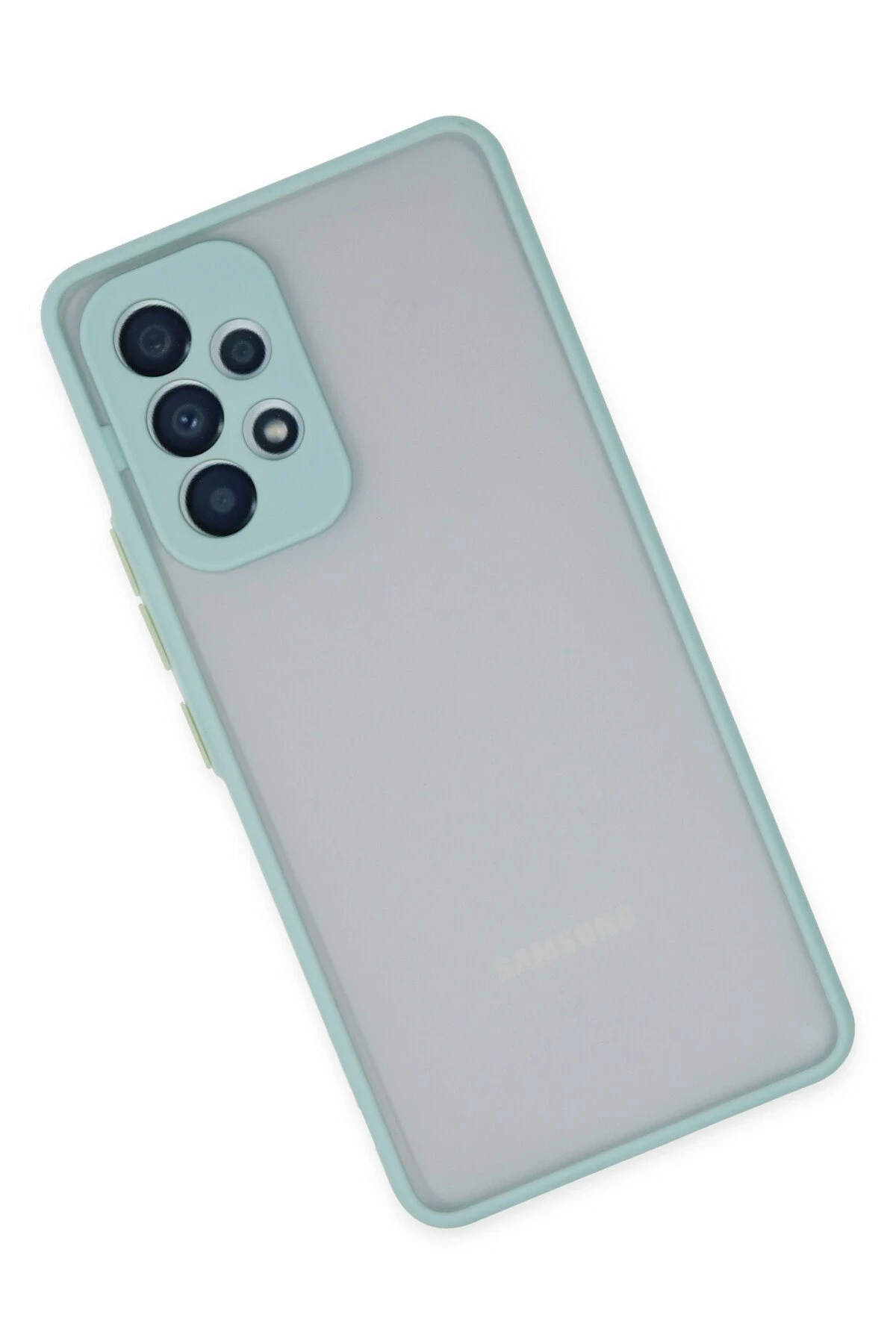 Newface Samsung Galaxy A53 5G Kılıf Montreal Silikon Kapak - Turkuaz
