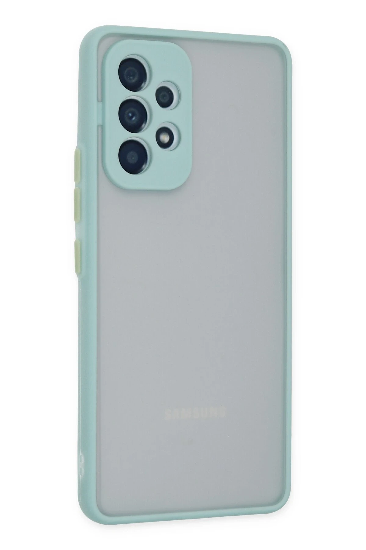 Newface Samsung Galaxy A53 5G Kılıf Montreal Silikon Kapak - Turkuaz