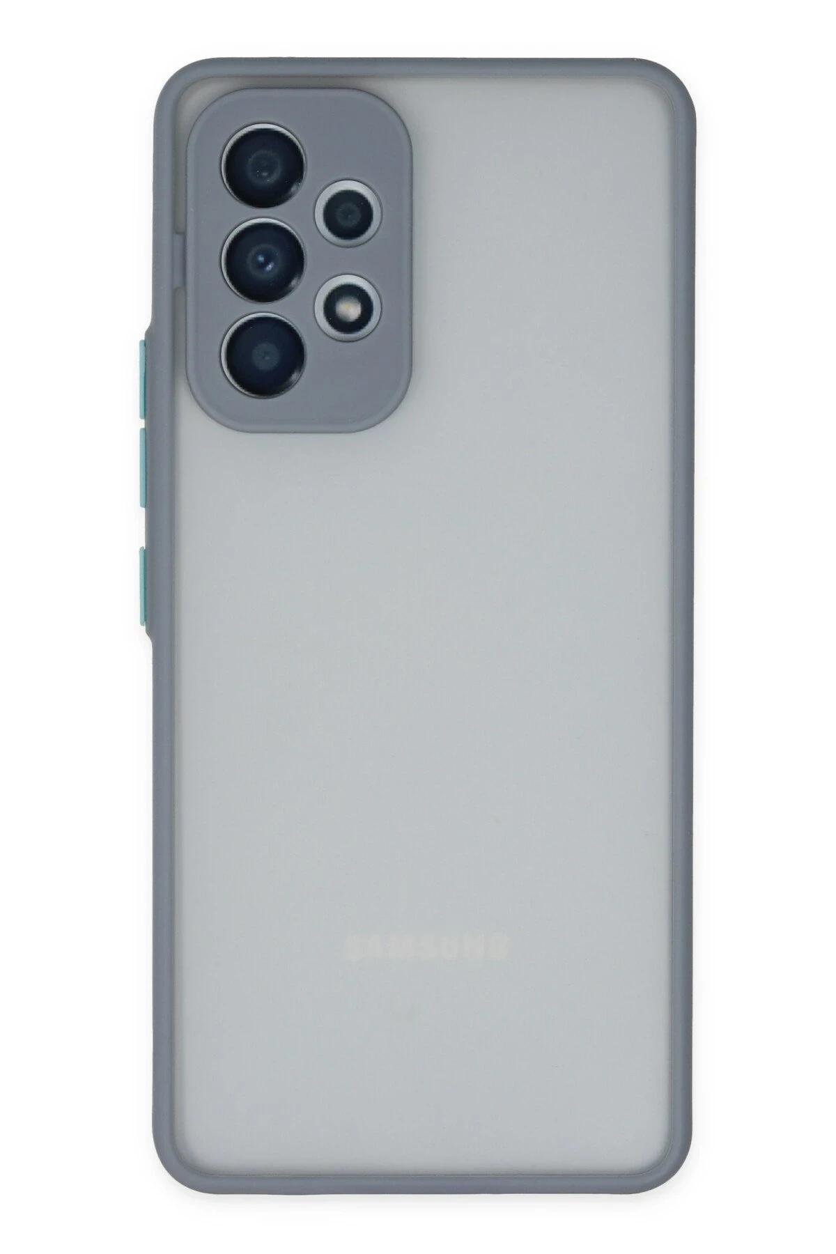 Newface Samsung Galaxy A53 5G Kılıf Montreal Silikon Kapak - Gri