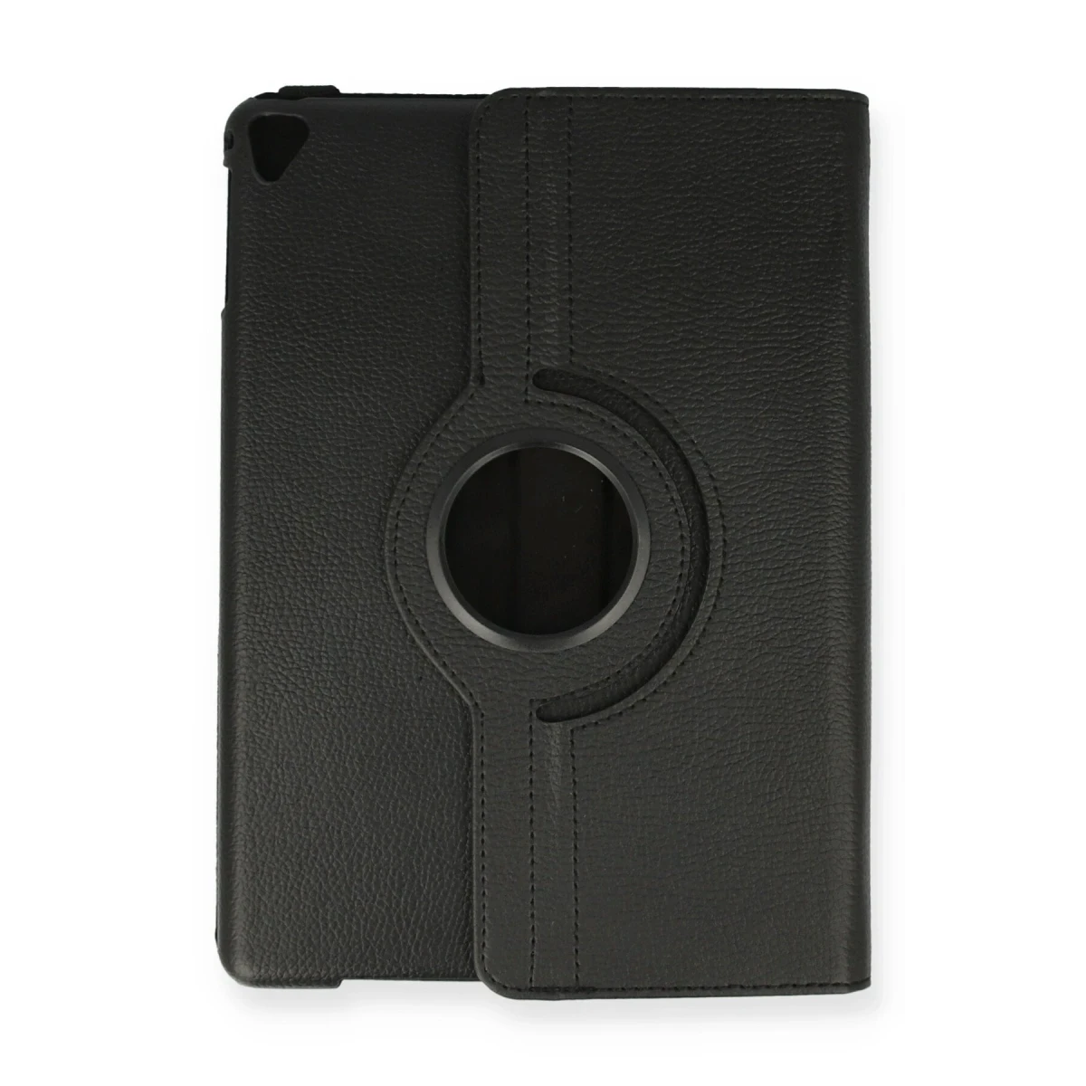 Newface Apple iPad 9.7 (2018) Kılıf 360 Tablet Deri Kılıf - Siyah