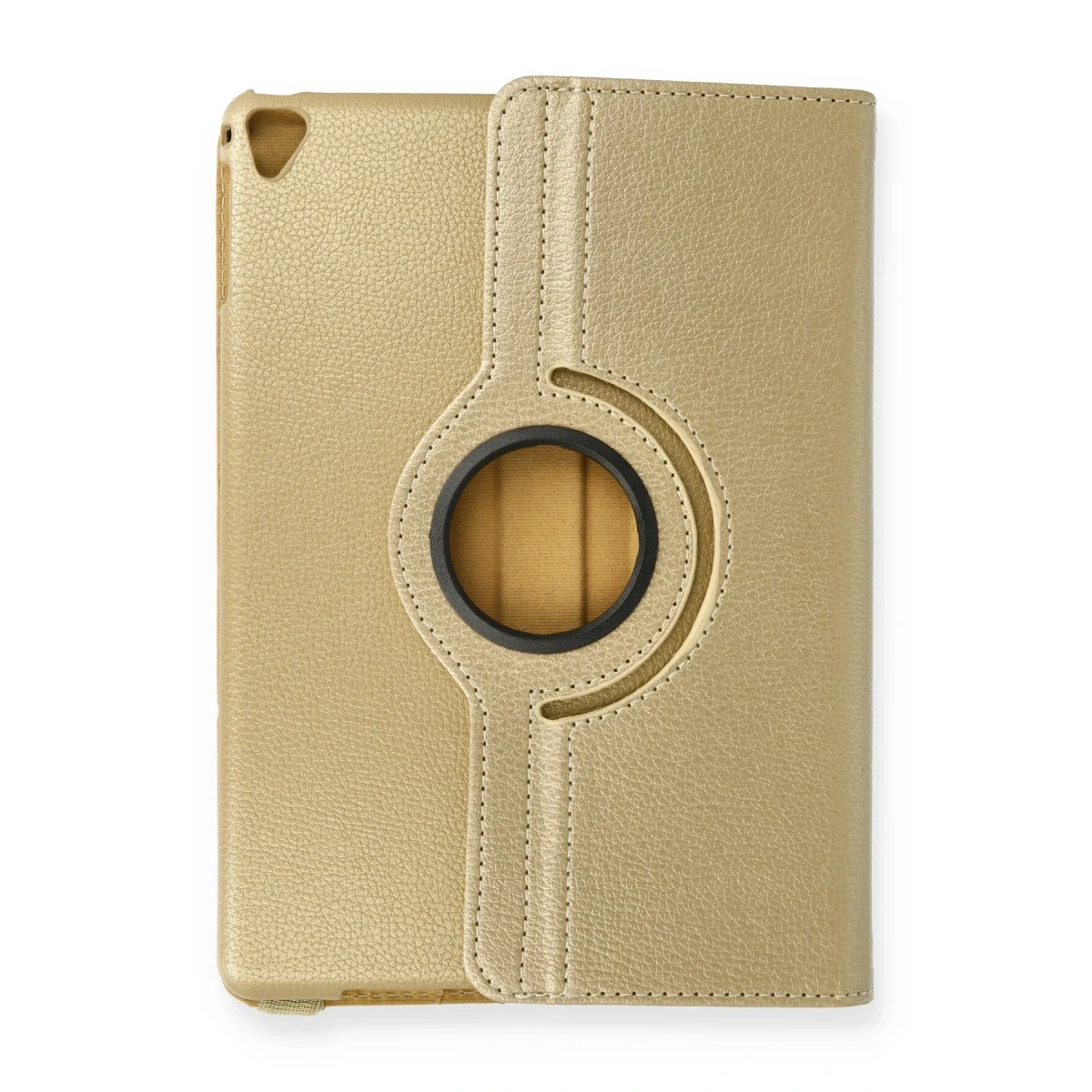 Newface Apple iPad 9.7 (2018) Kılıf 360 Tablet Deri Kılıf - Gold