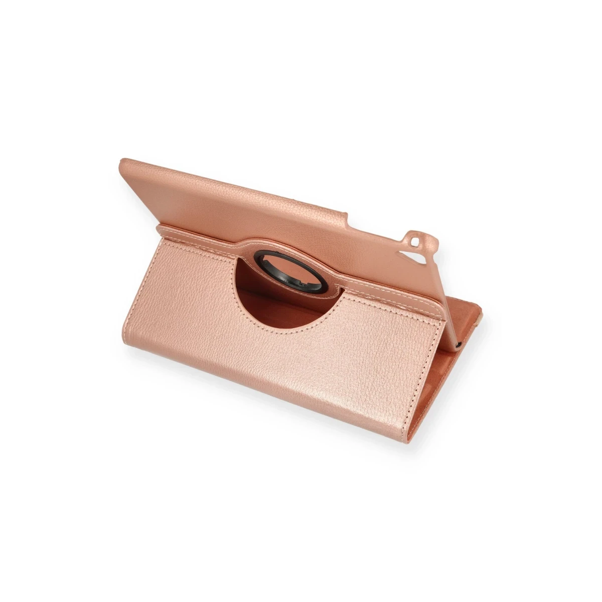 Newface Apple iPad 9.7 (2018) Kılıf 360 Tablet Deri Kılıf - Rose Gold