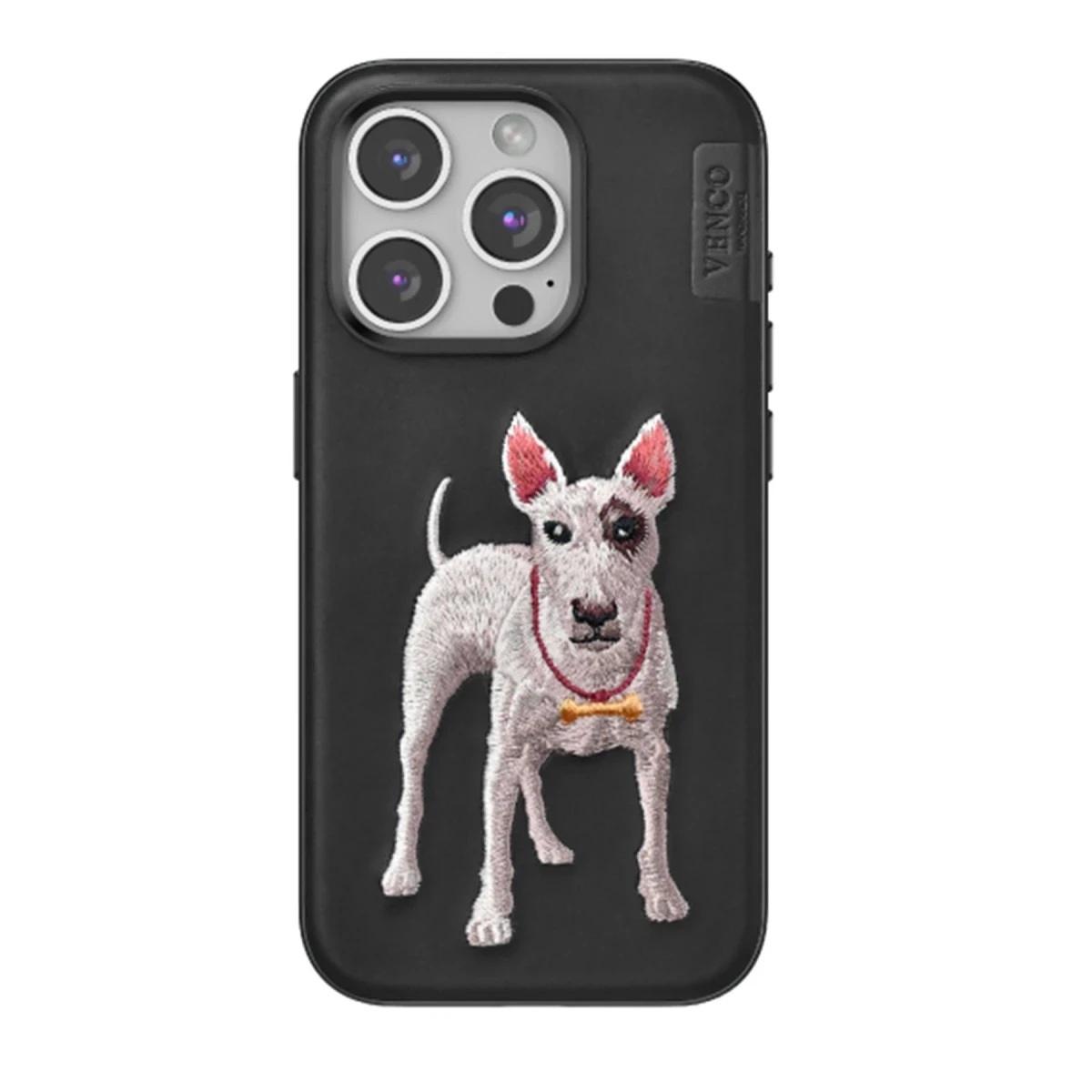 Venco Apple iPhone 14 Pro Max Perma Desenli Kapak - Siyah