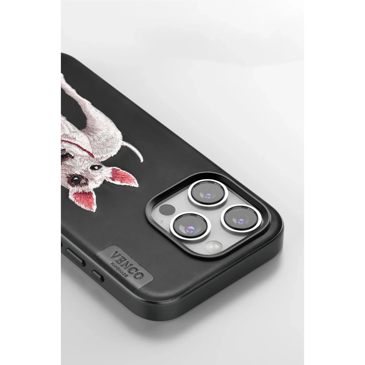 Venco Apple iPhone 14 Pro Max Perma Desenli Kapak - Siyah