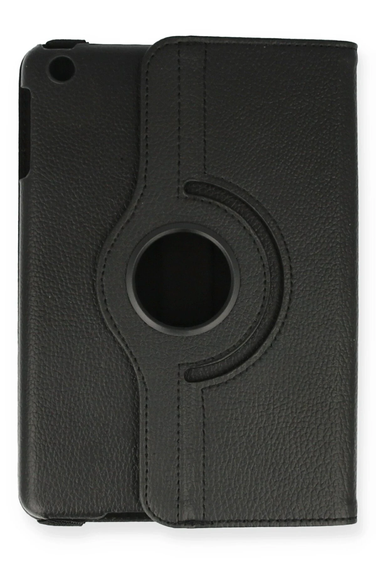 Newface iPad Mini 1 Kılıf 360 Tablet Deri Kılıf - Siyah