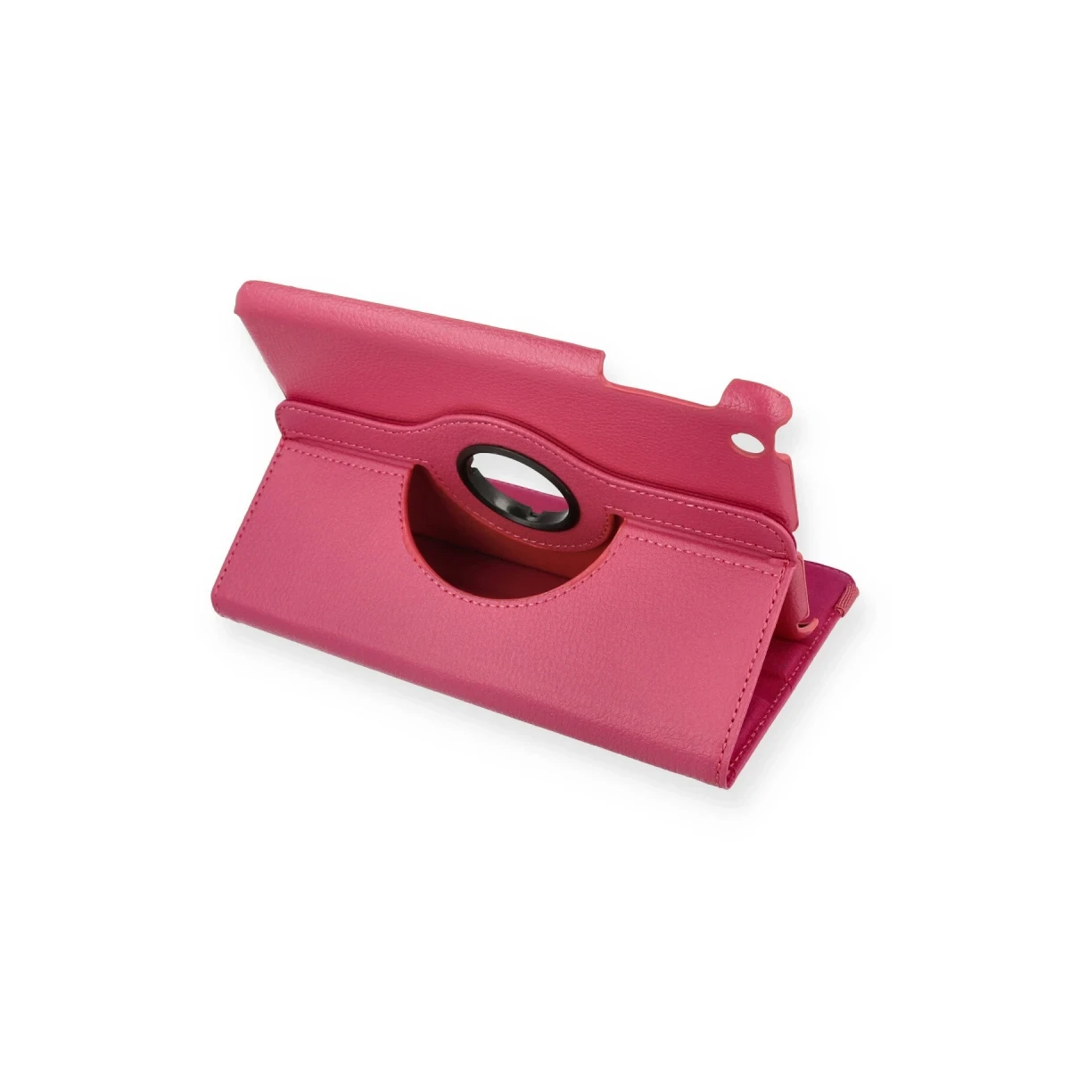 Newface Apple iPad Mini 1 Kılıf 360 Tablet Deri Kılıf - Pembe