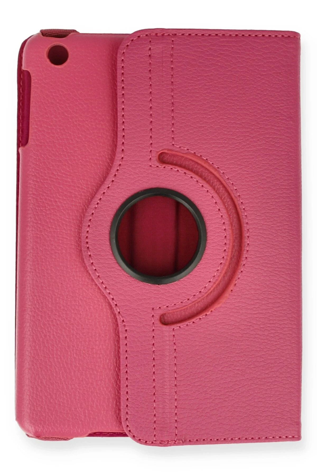 Newface iPad Mini 1 Kılıf 360 Tablet Deri Kılıf - Pembe
