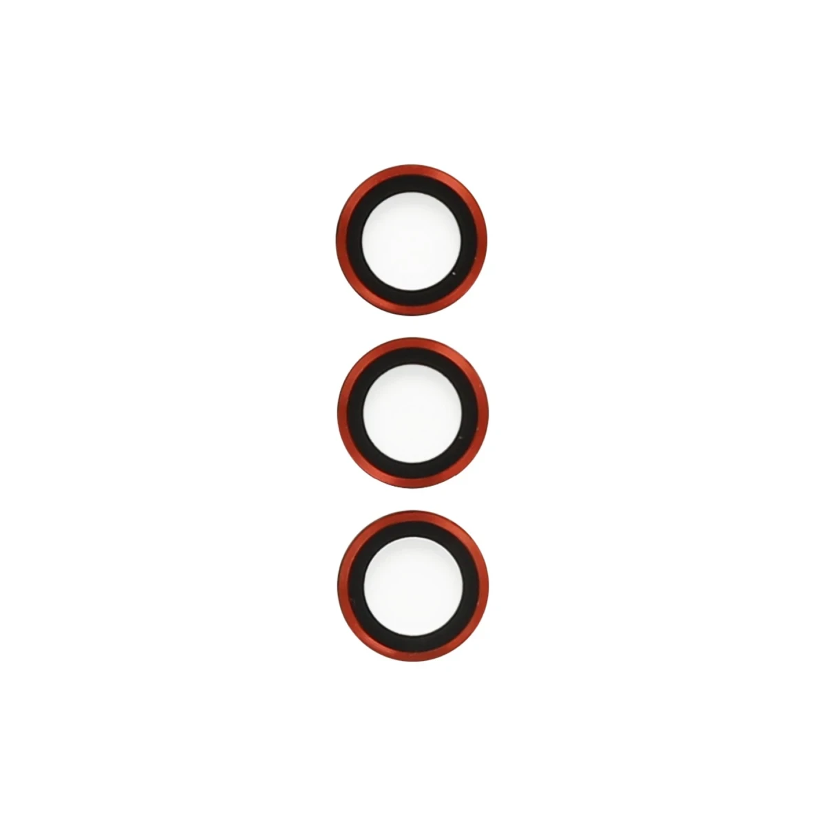 Newface Samsung Galaxy S23 Plus Metal Kamera Lens - Kırmızı