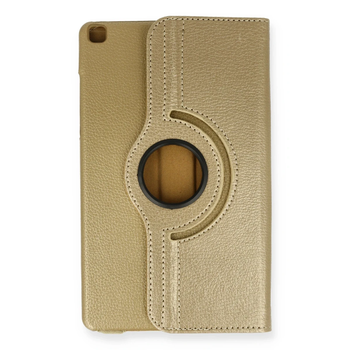 Samsung Galaxy T290 Tab A 8 Kılıf 360 Tablet Deri Kılıf - Gold