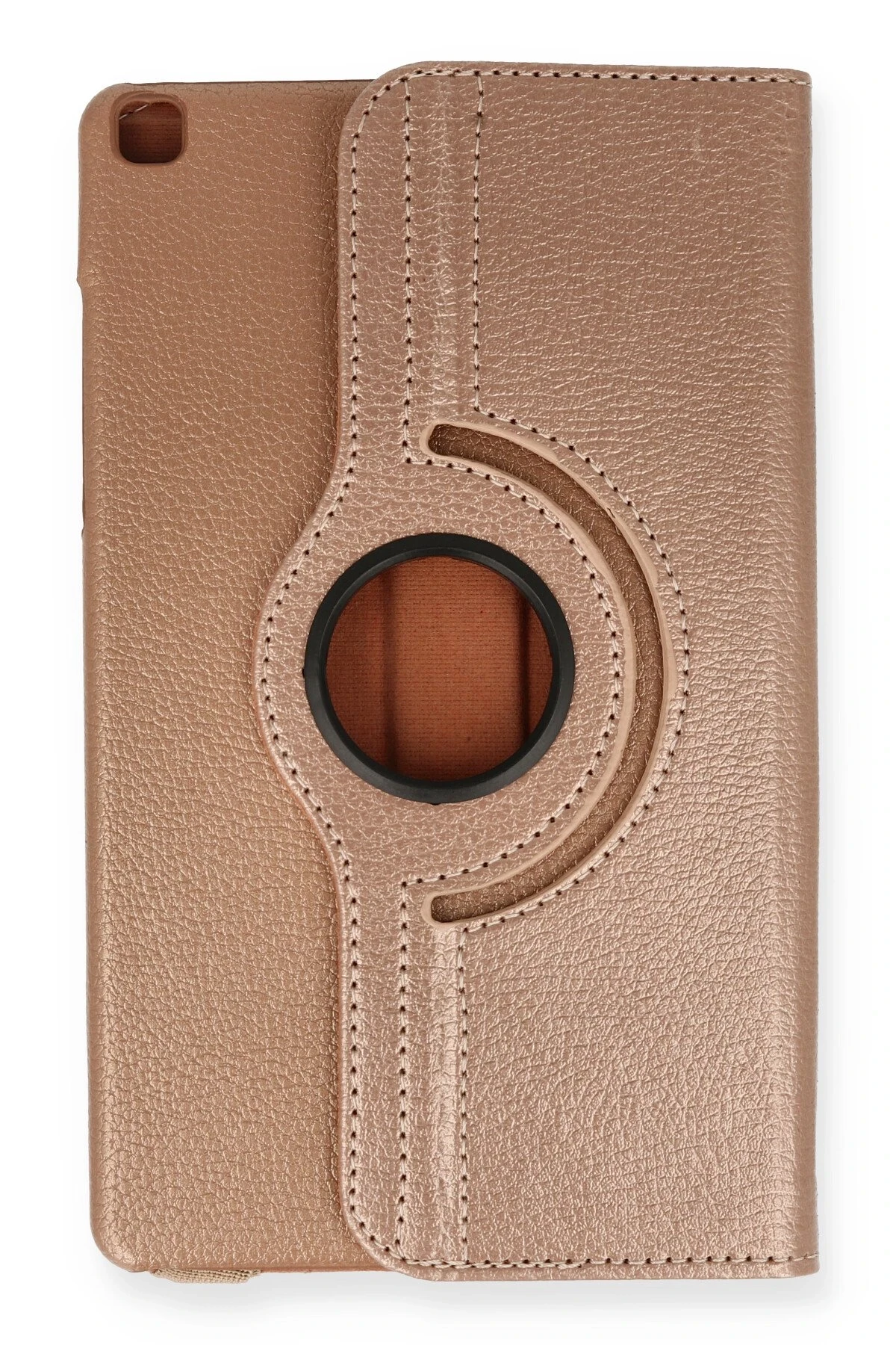 Newface Samsung Galaxy T290 Tab A 8 Kılıf 360 Tablet Deri Kılıf - Rose Gold