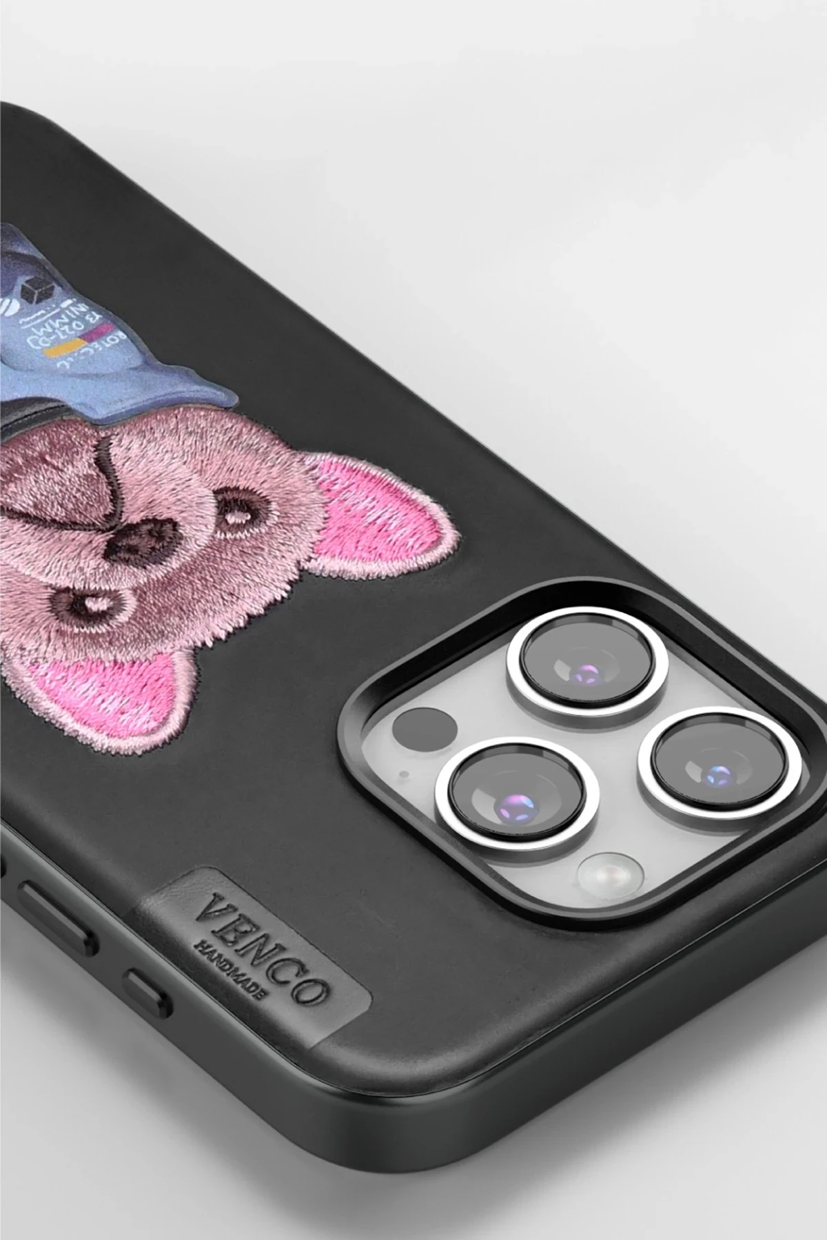 Venco iPhone 15 Pro Max Cute Desenli Kapak - Siyah