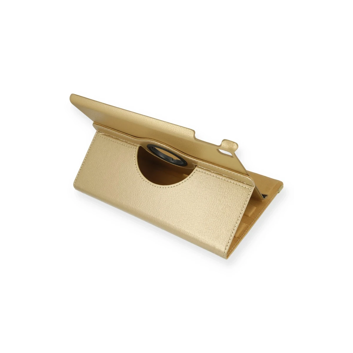 Newface Apple iPad 10.2 (7.nesil) Kılıf 360 Tablet Deri Kılıf - Gold