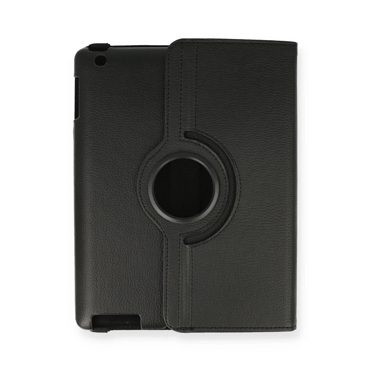 Newface Apple iPad 4 9.7 Kılıf 360 Tablet Deri Kılıf - Siyah